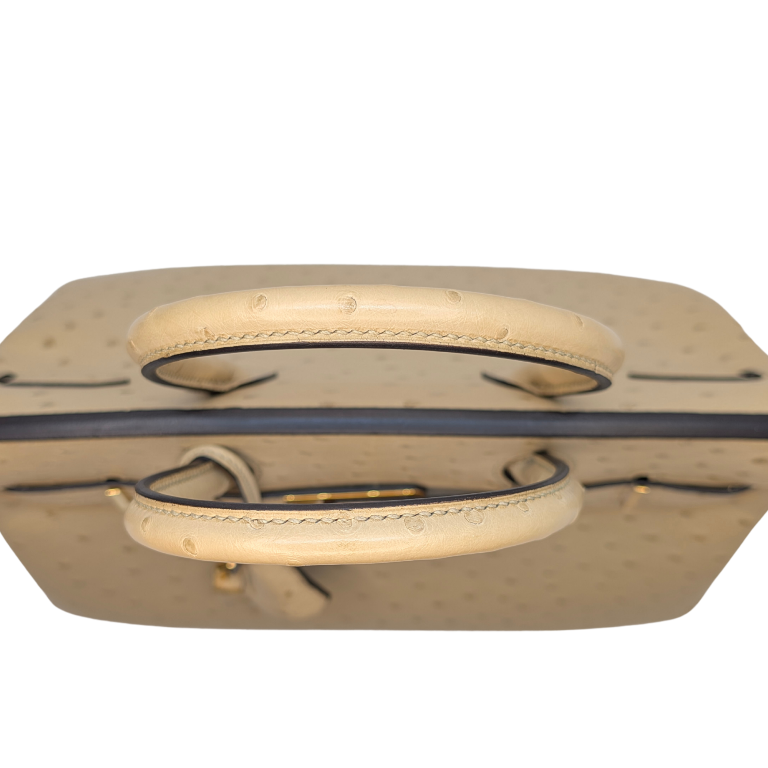 Hermès Birkin 30 Parchemin Ostrich Bag T Stamp GHW