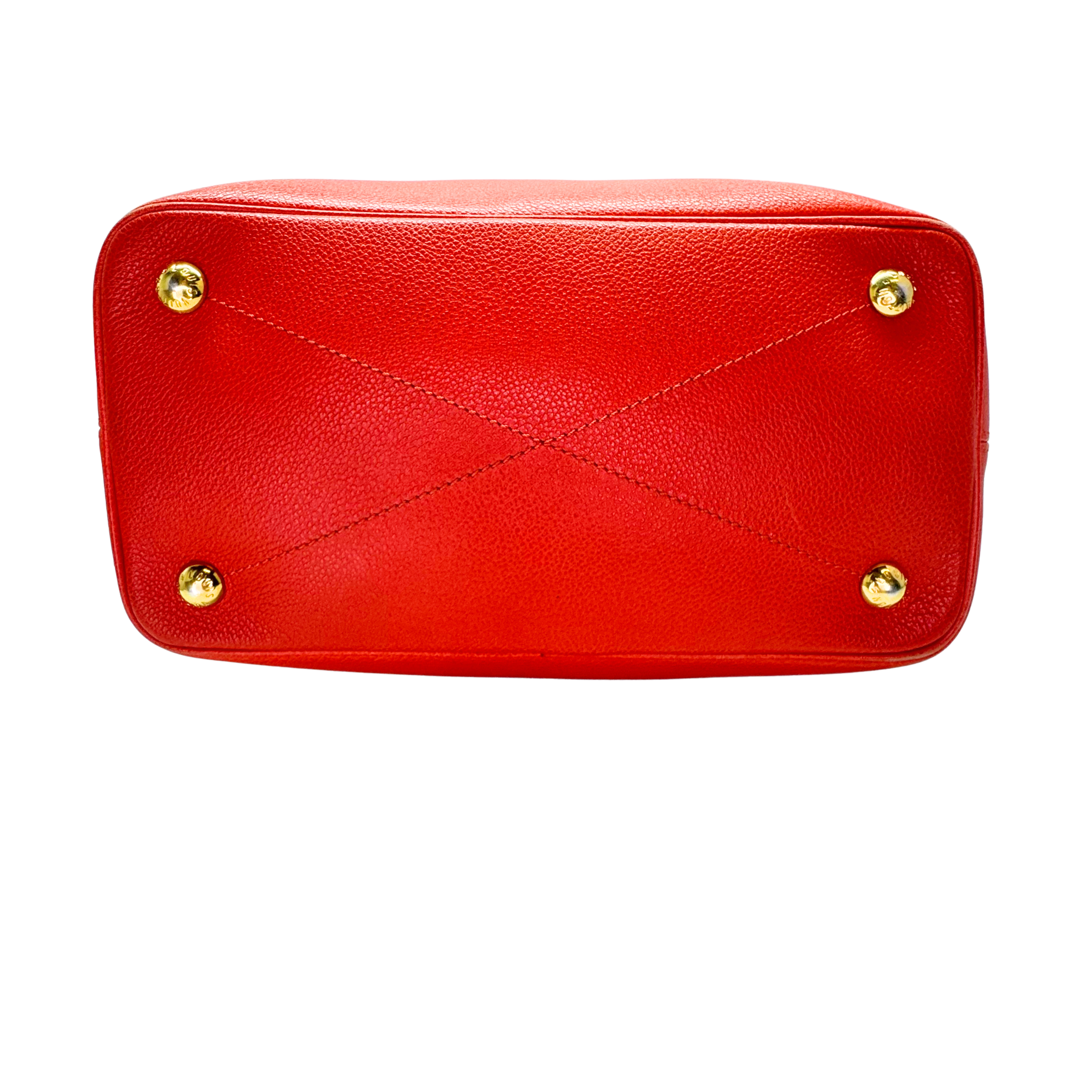 Louis Vuitton Empreinte Citadine Tote Bag Leather Red