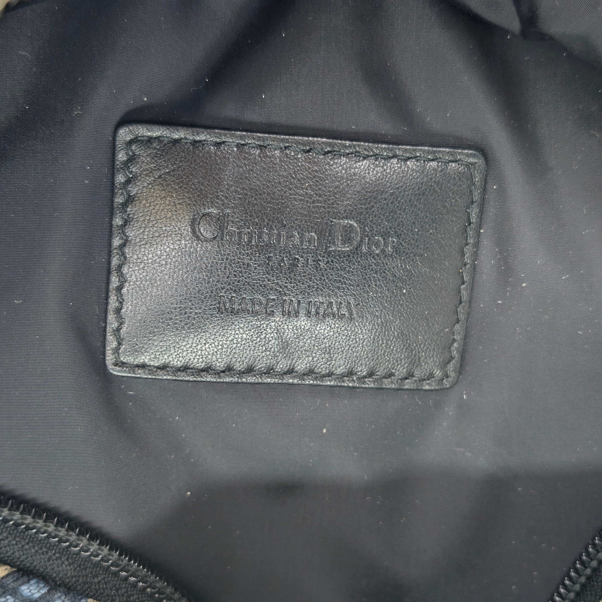 Dior DiorTravel Backpack Oblique Jacquard Navy