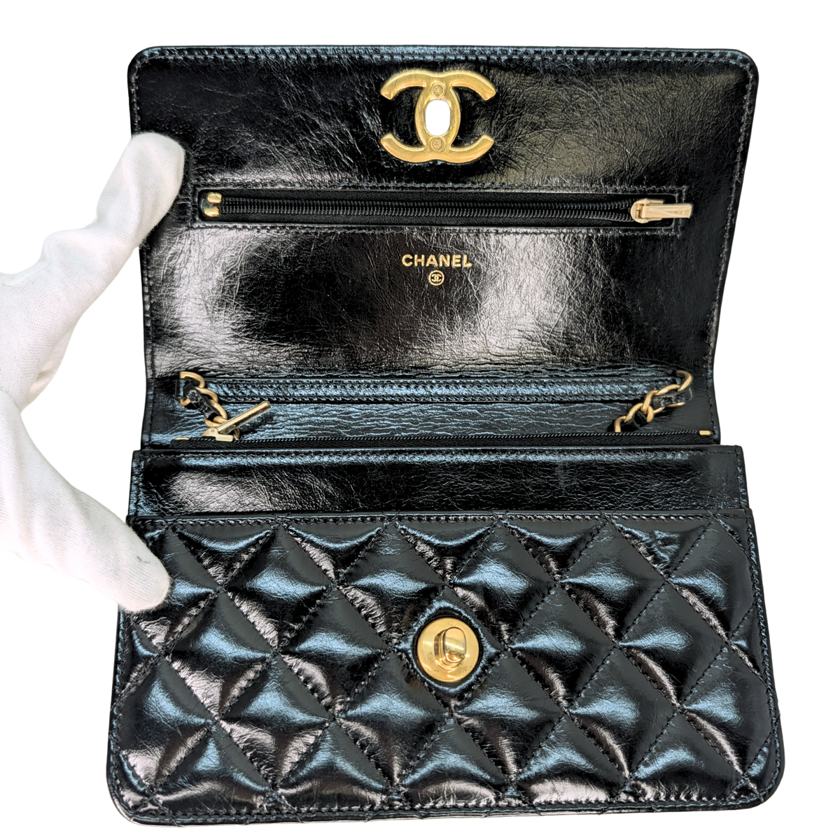 Chanel Wallet on Chain Calfskin Black