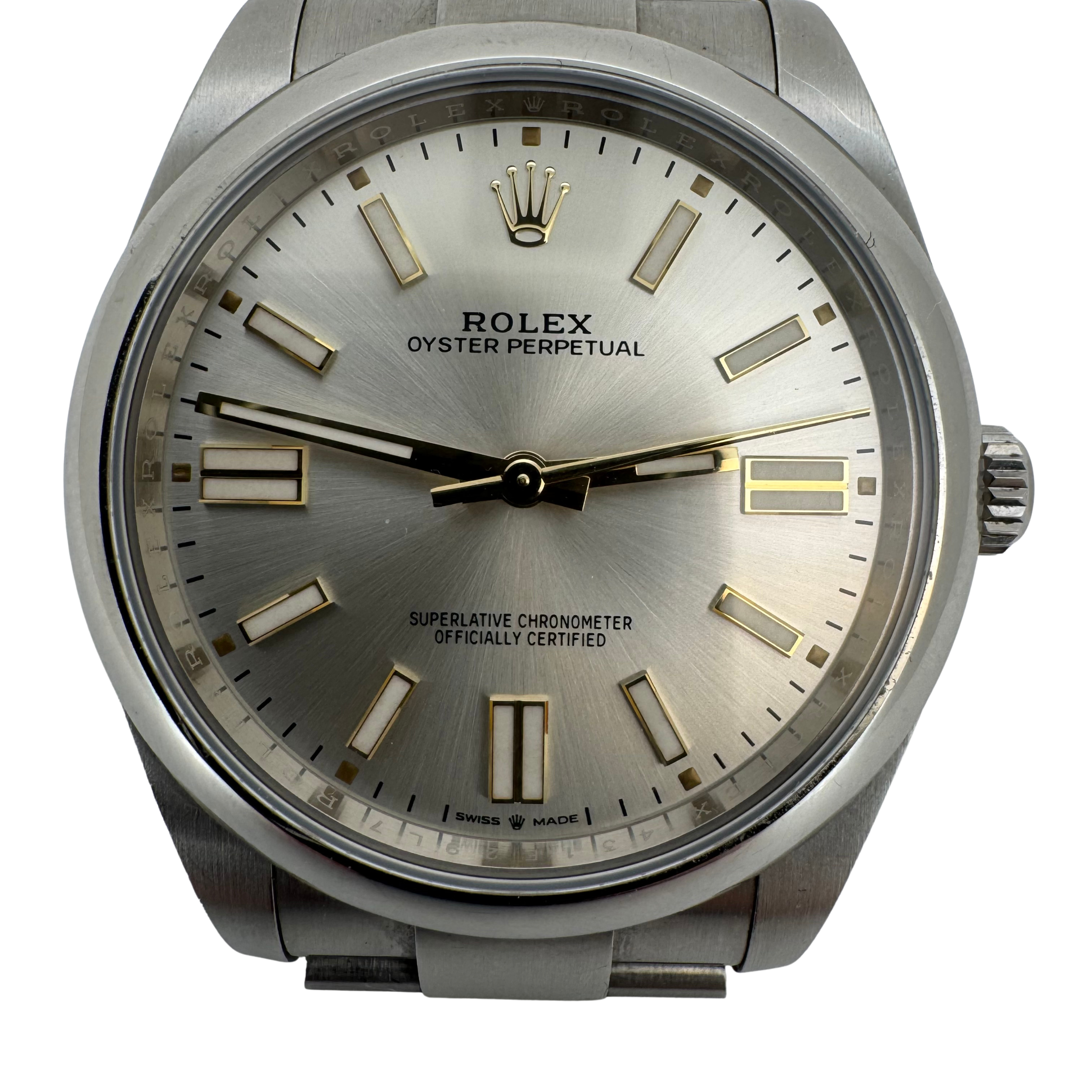 Rolex Oyster Perpetual 124300 41mm Silver Dial Oyster Watch 2020