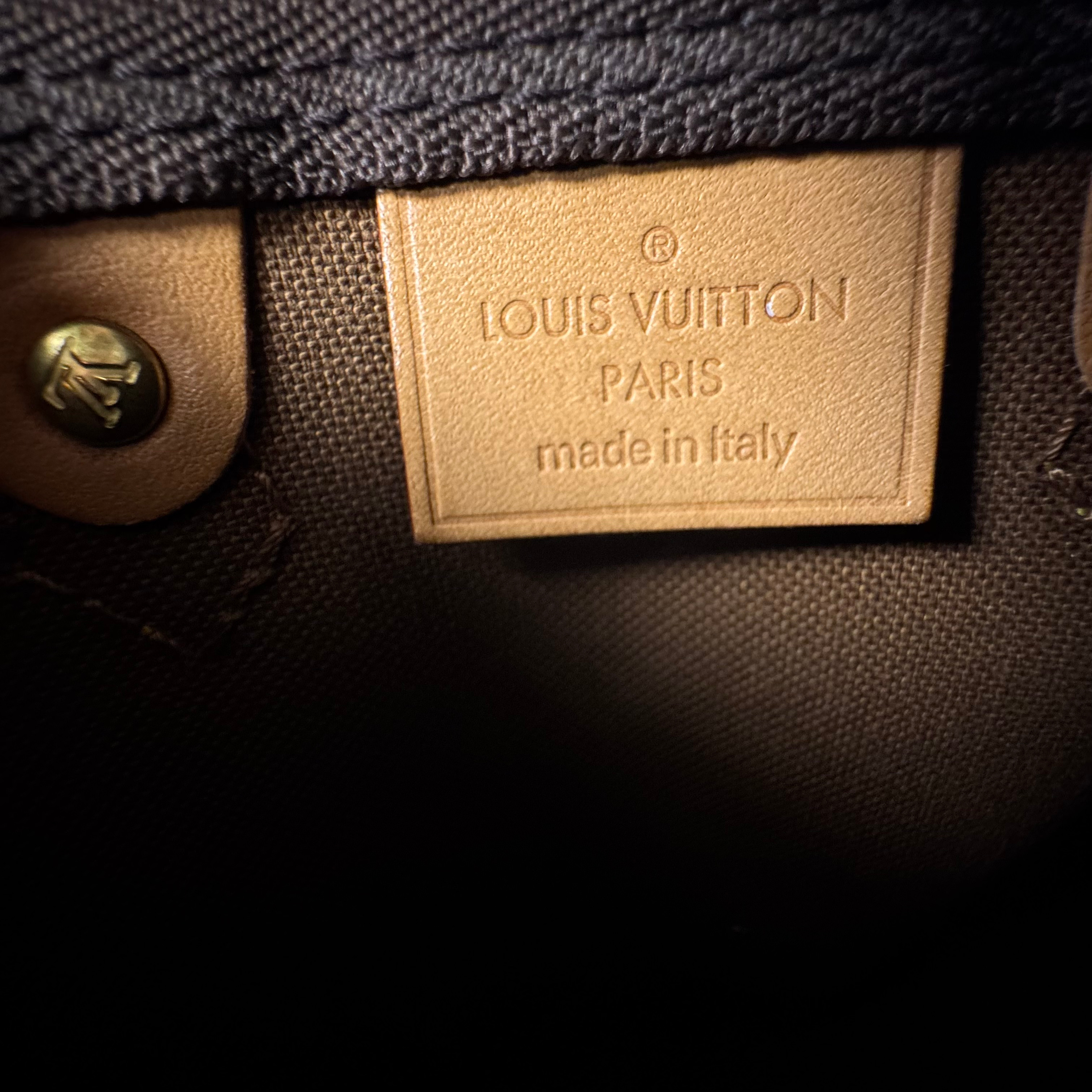 Louis Vuitton Nano Speedy Handbag Monogram Canvas