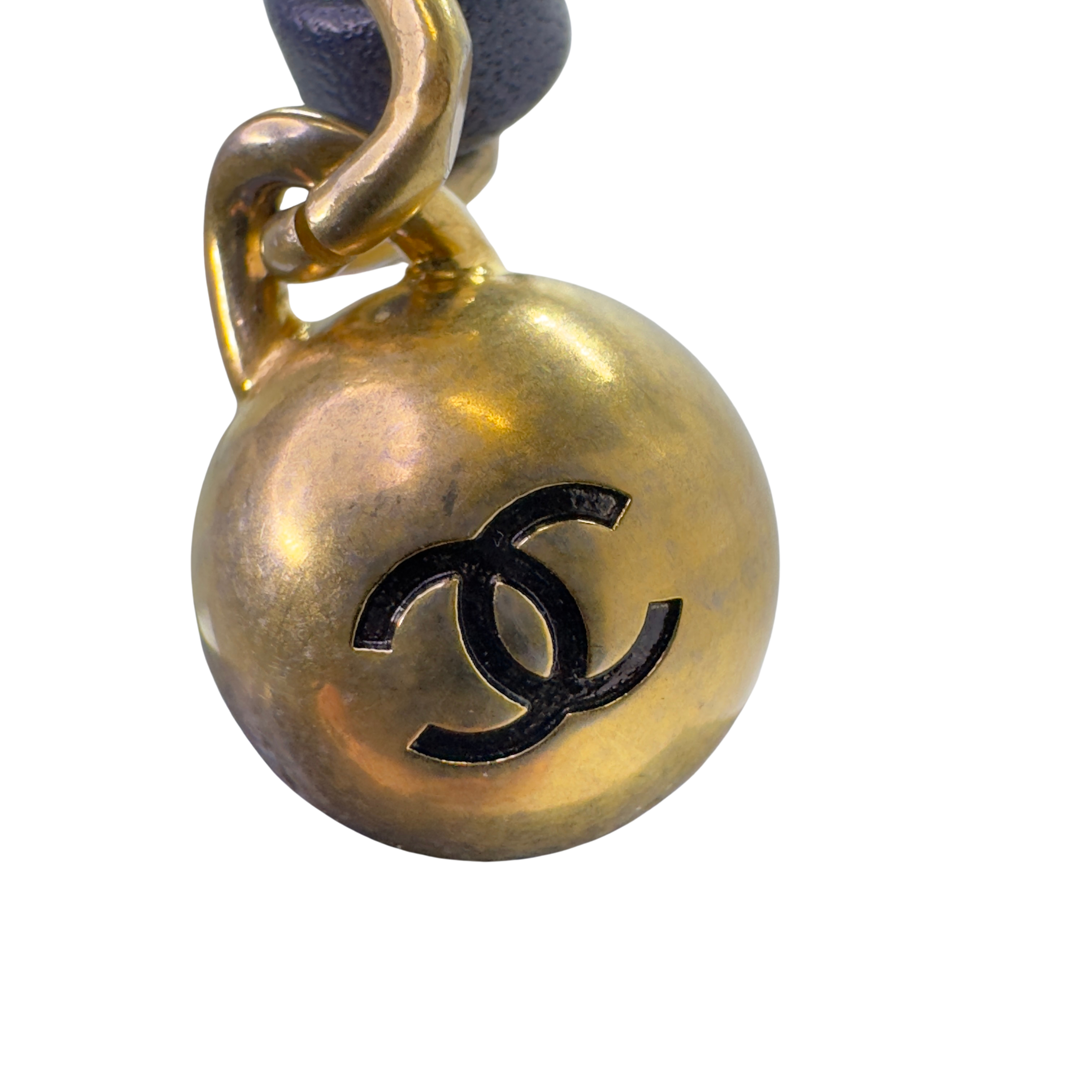 Chanel Iridescent Chic Pearls Lambskin Crossbody Bag Navy Blue