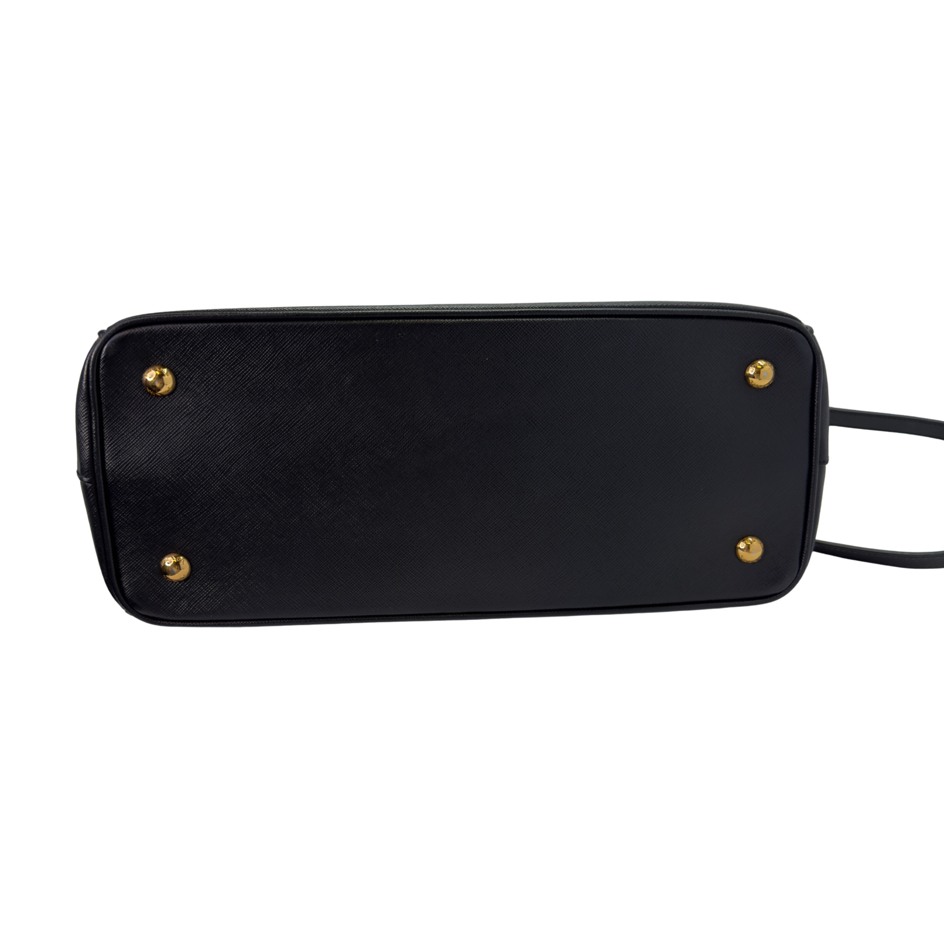 Prada Safiano Lux Medium Tote Bag Black