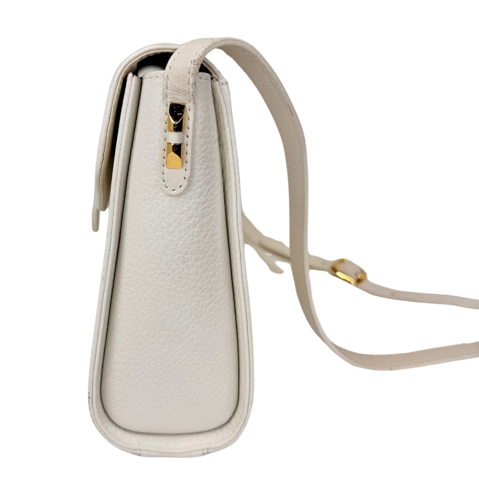 Burberry Leather Crossbody Bag white