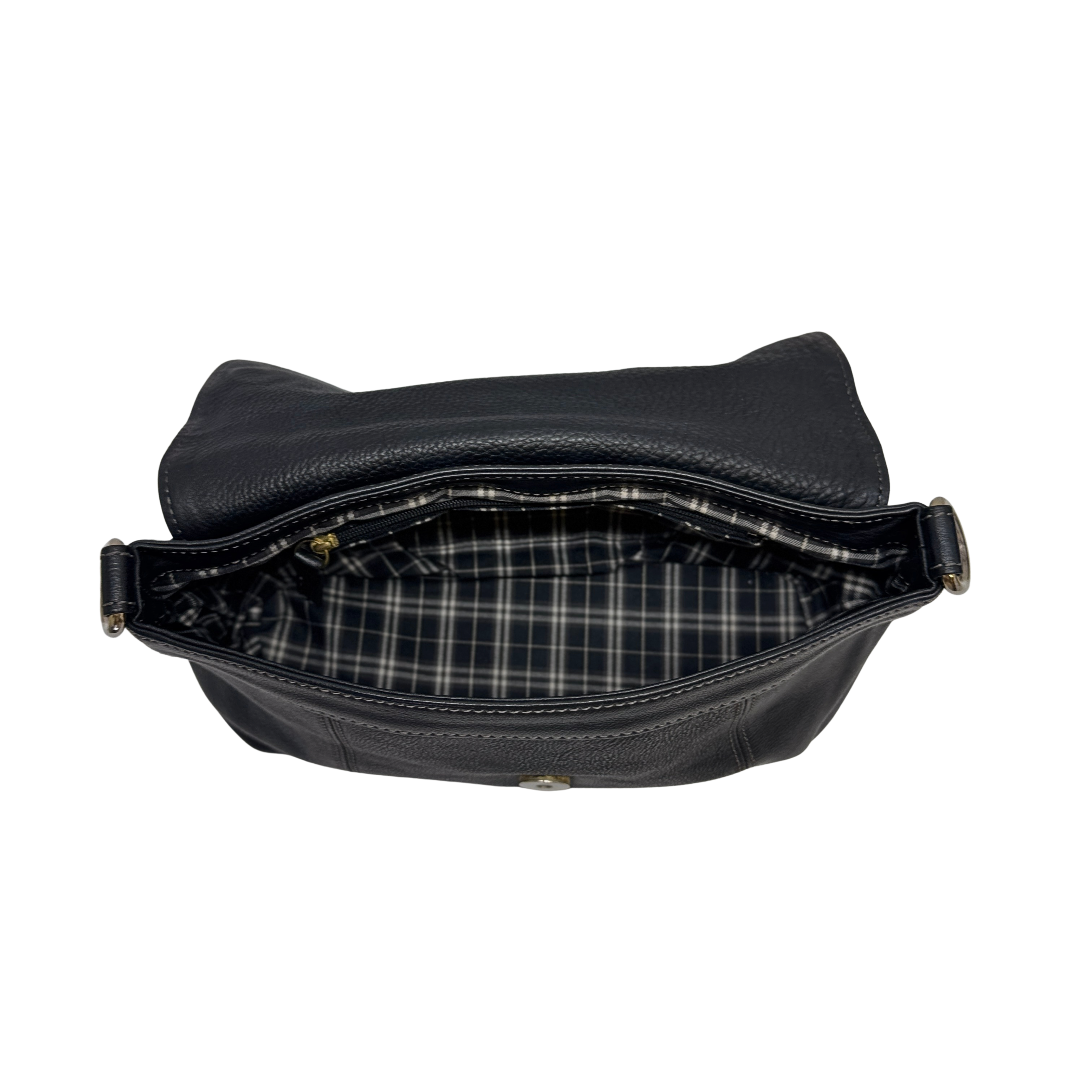 Burberry Blue Label Crossbody Bag Leather Black