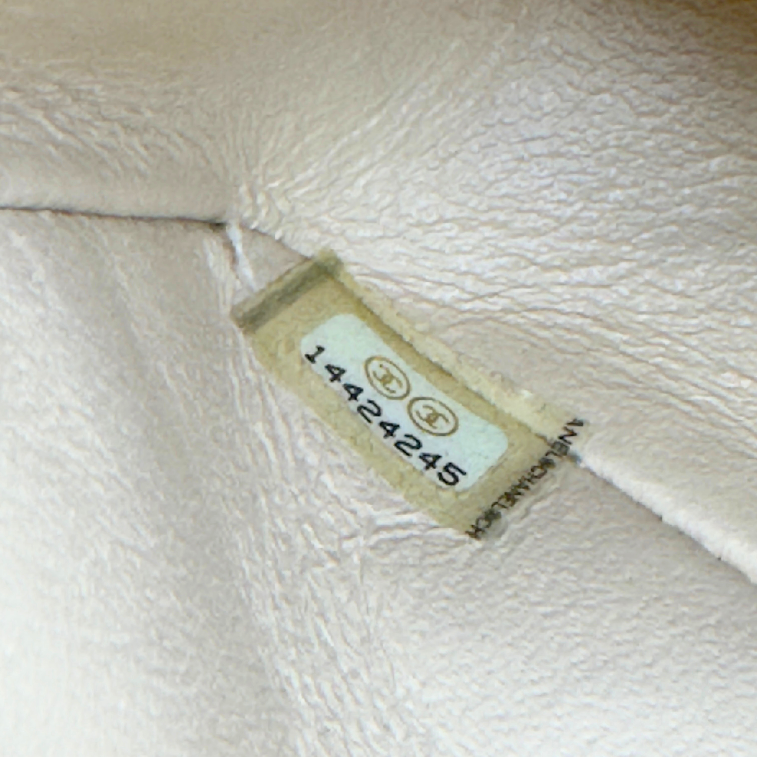 Chanel classic Double Flap Medium Lambskin Beige