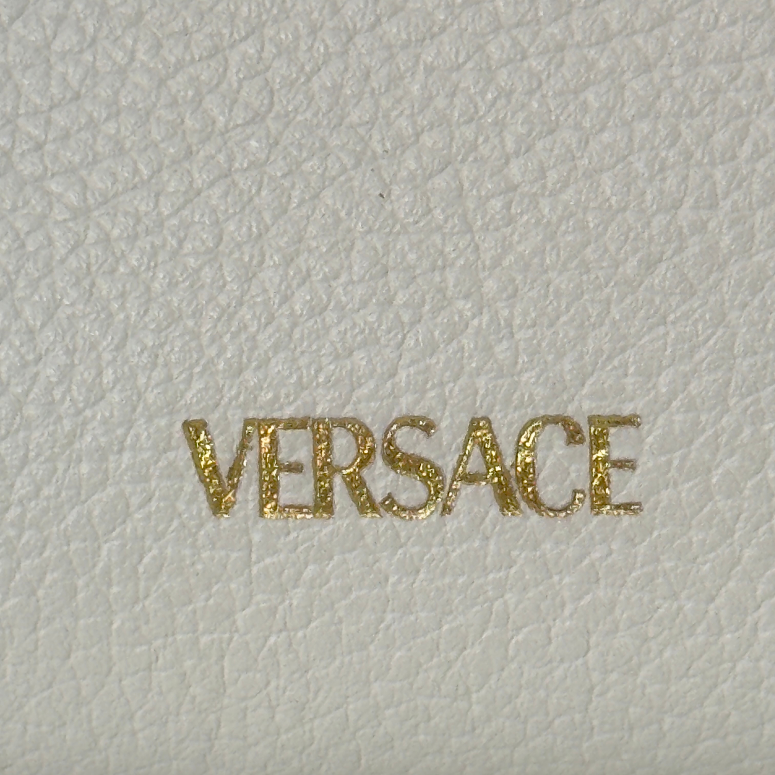 Versace La Medusa Small Crossbody Bag White