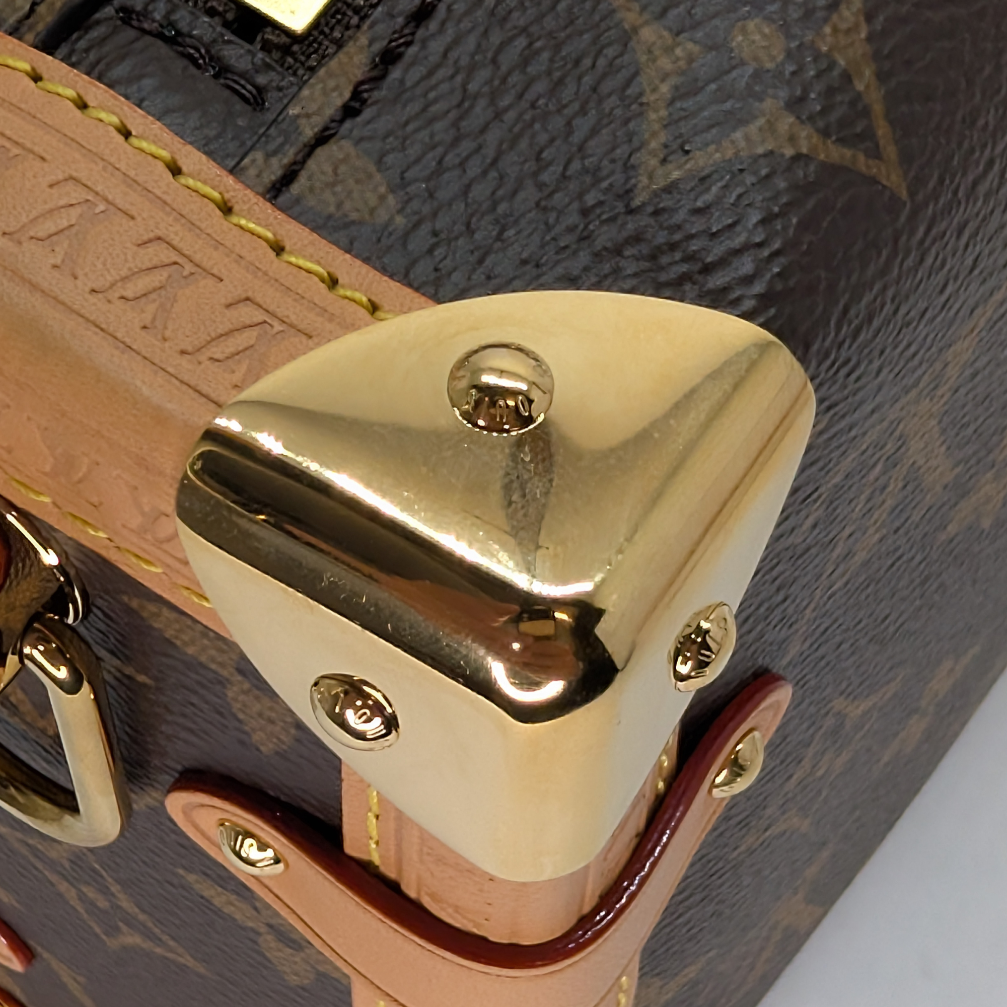 Louis Vuitton Side Trunk MM Monogram Bag