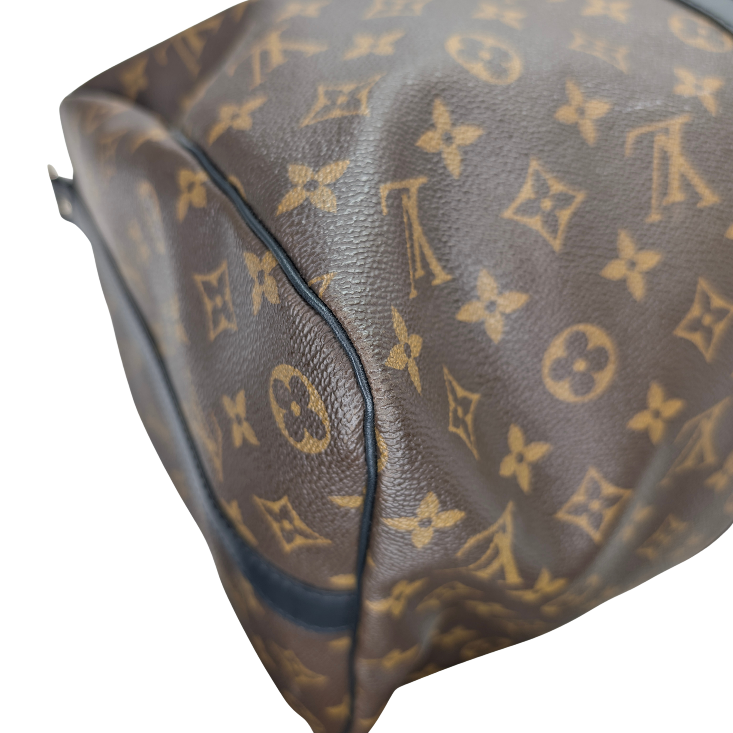 Louis Vuitton Keepall Bandoulière 45 Monogram Macassar Canvas