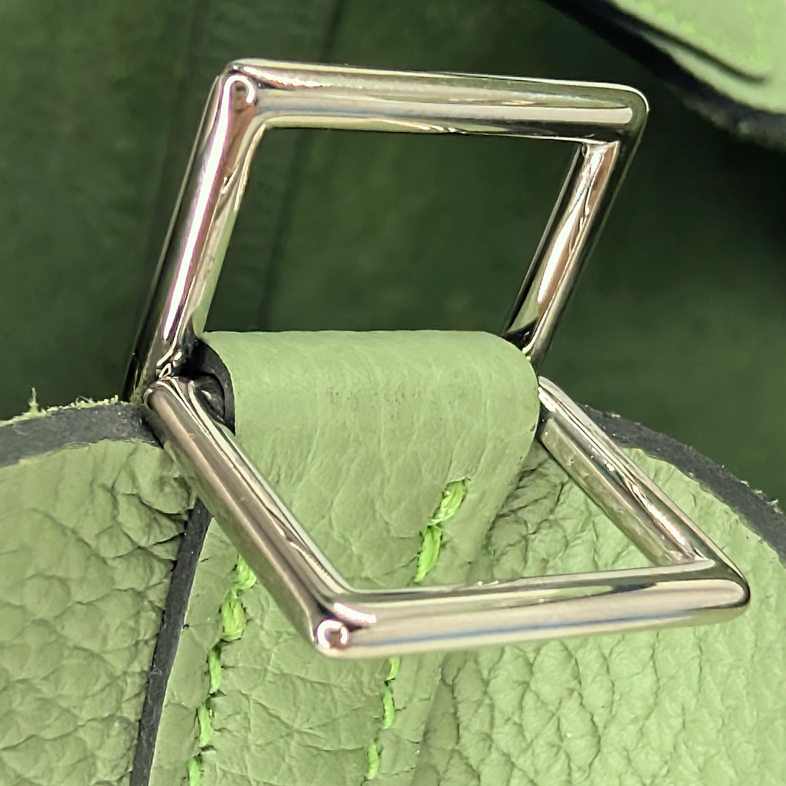 Hermes Picotin 18 Vert Criquet SHW Stamp B