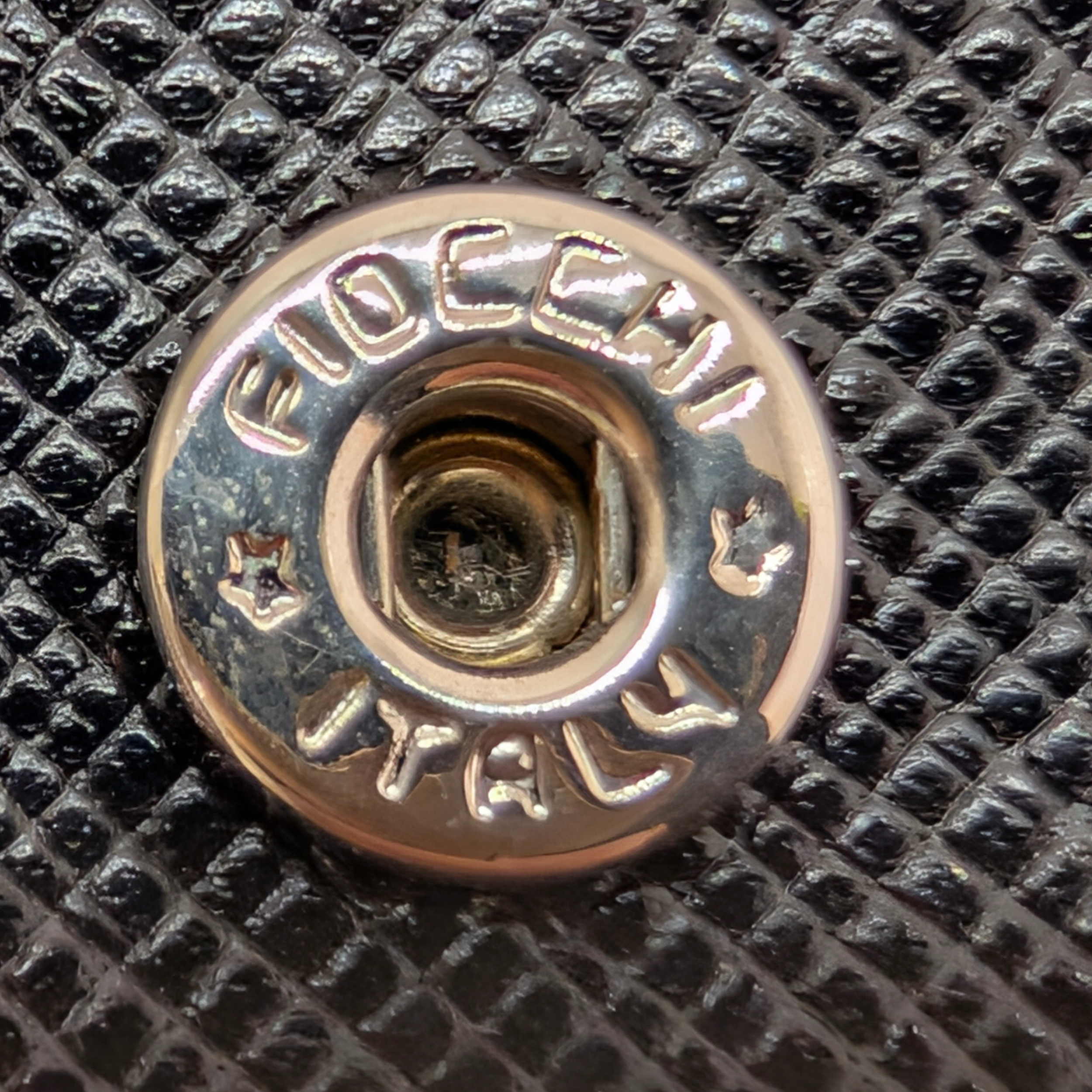 Burberry Black Long Wallet Leather Black