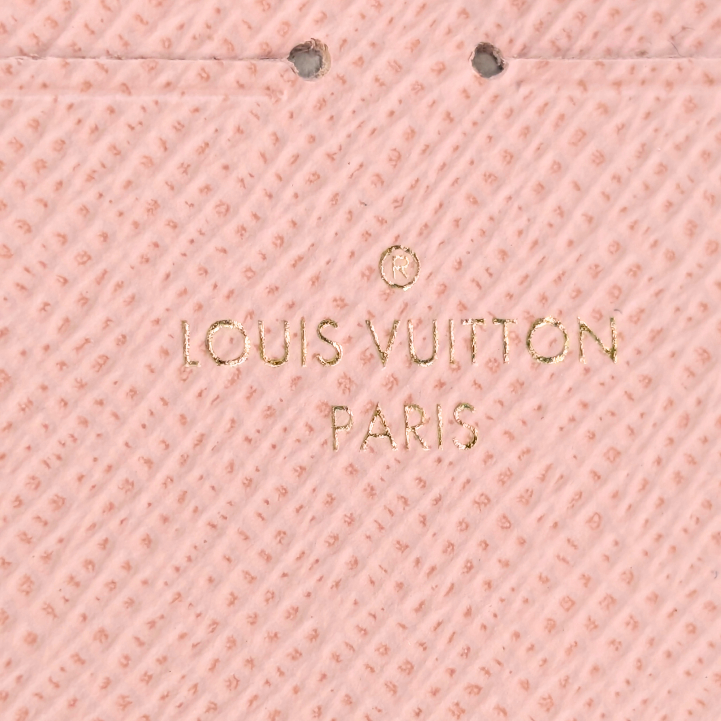Louis Vuitton Félicie Damier Azur Wallet on Chain
