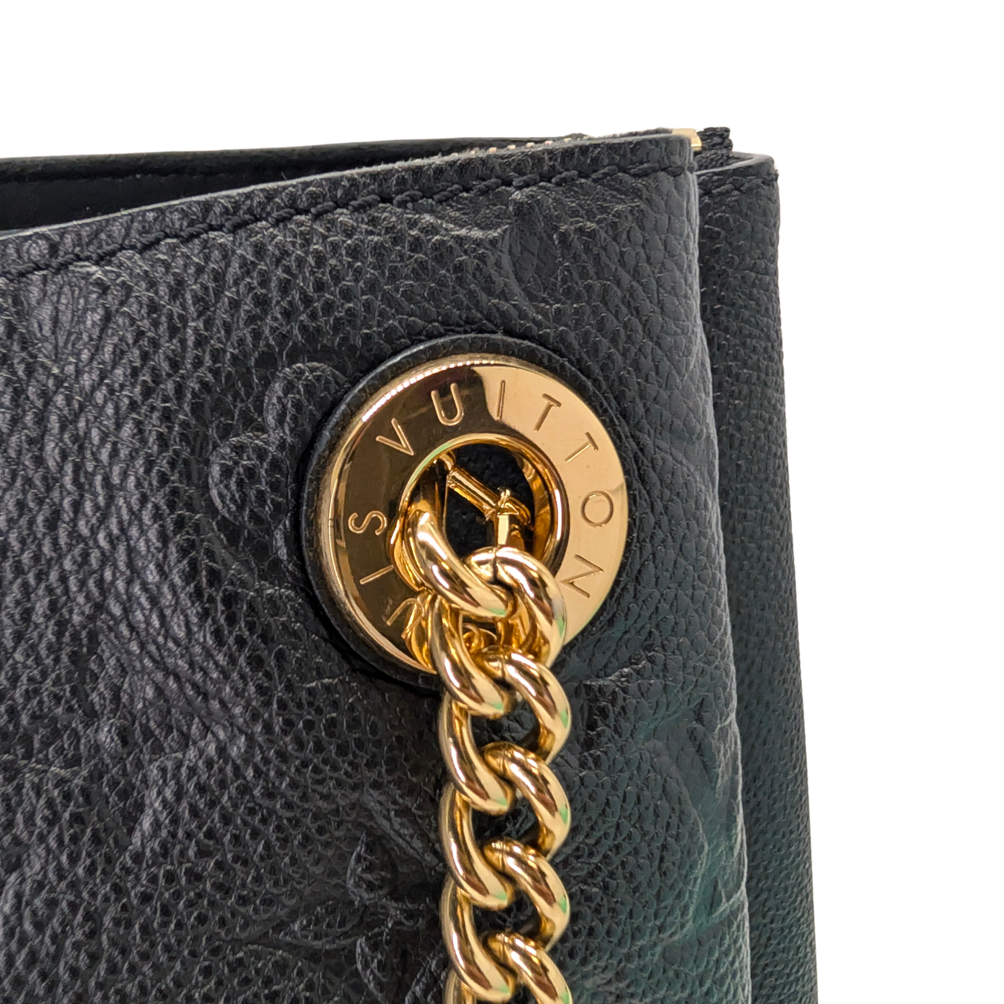 Louis Vuitton Suréne MM Chain Tote Handbag Black