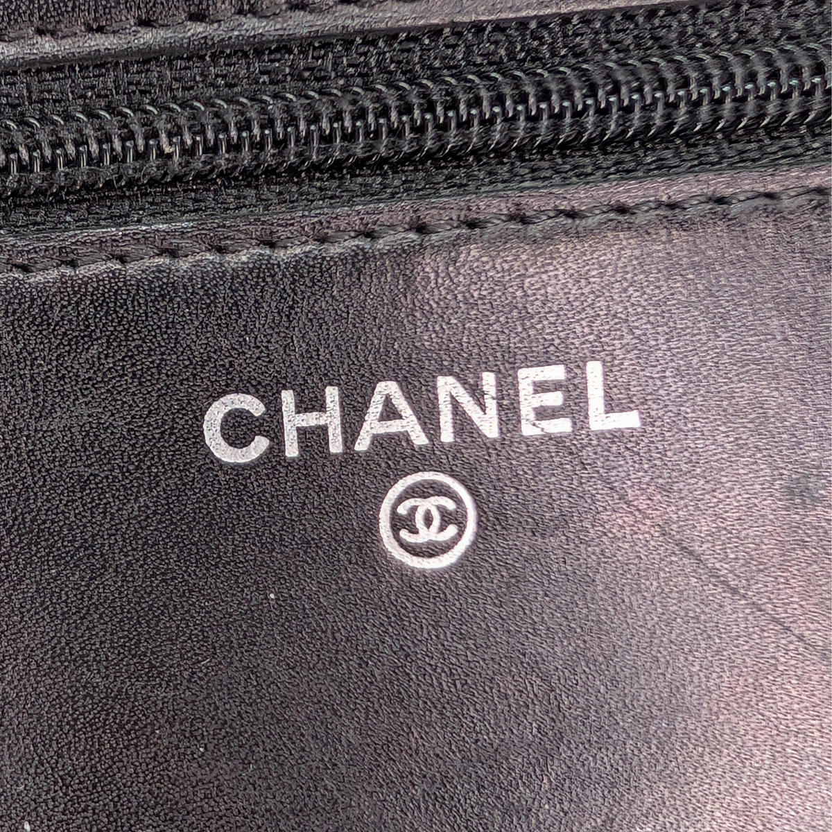 Chanel Wallet on Chain WOC Cambon Black
