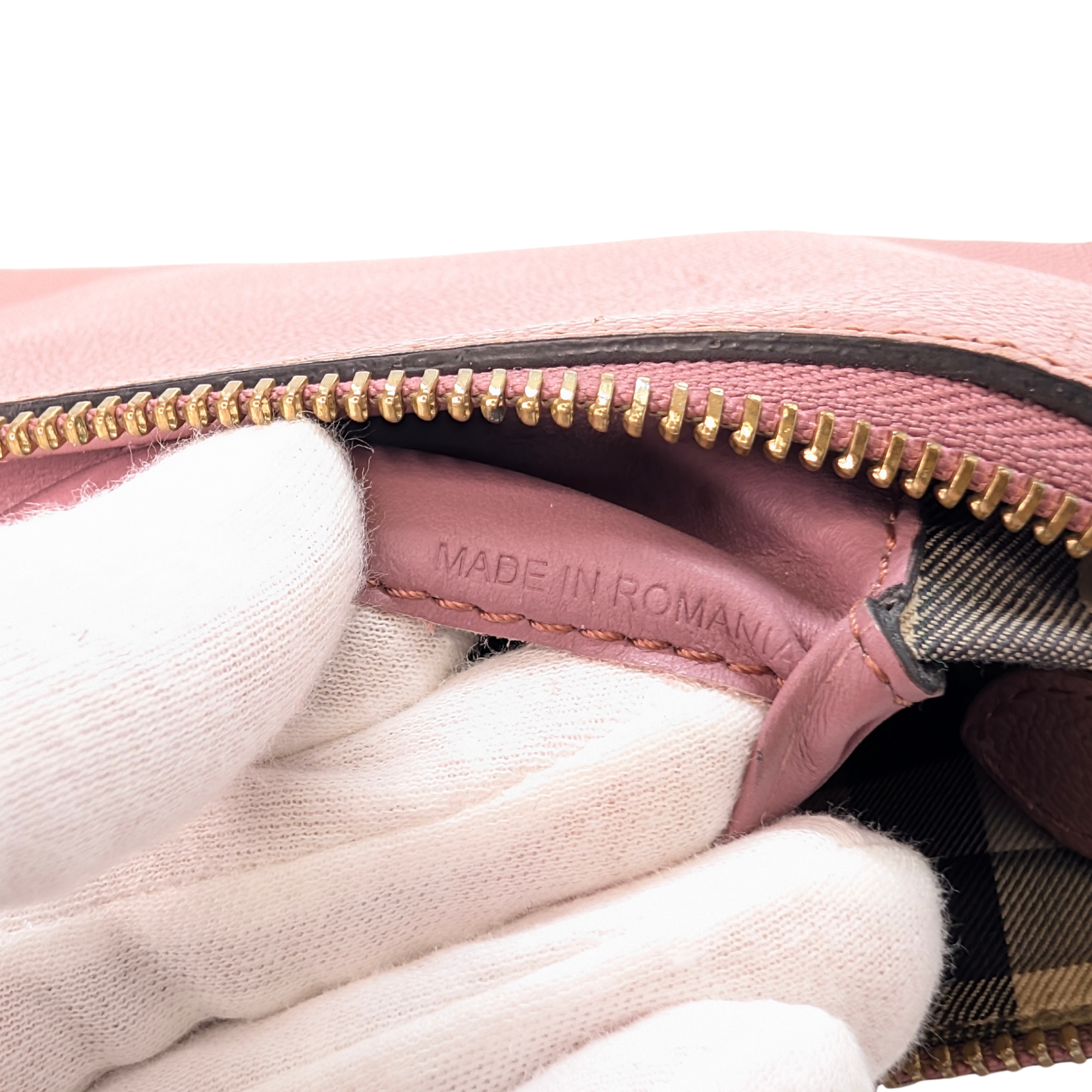 Burberry Peyton Small Crossbody Bag Dusty Pink