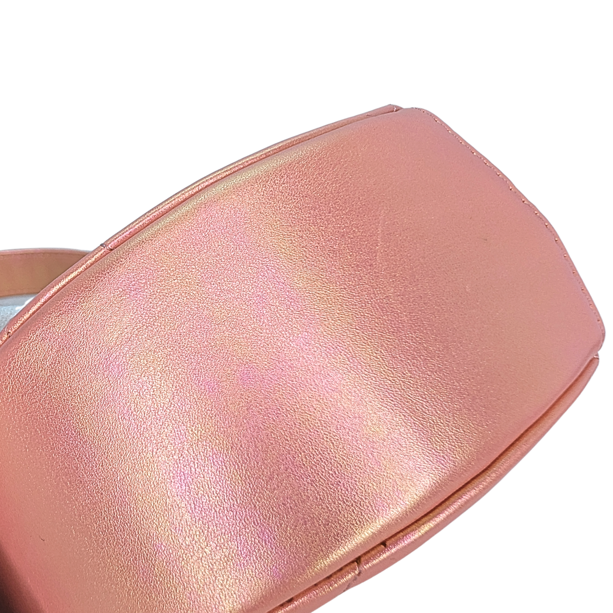 Chanel 19 Round Clutch with Chain Iridescent Pink Bag