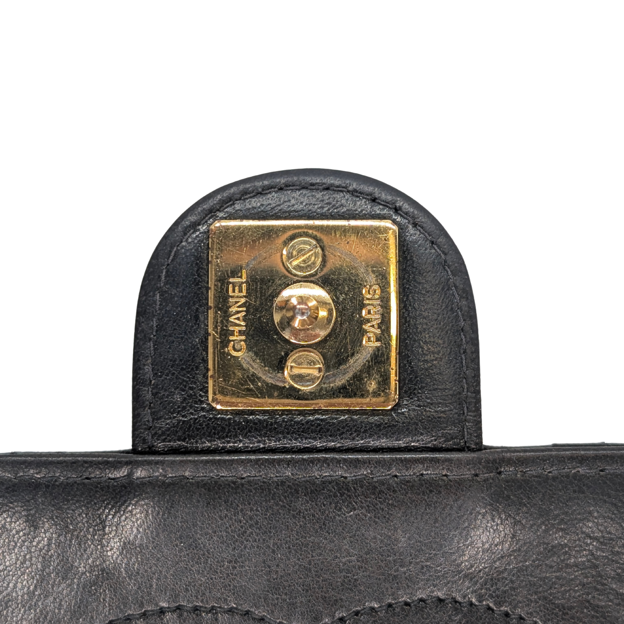 Chanel Quilted Single Flap Timeless/Classique Shoulder Bag Black