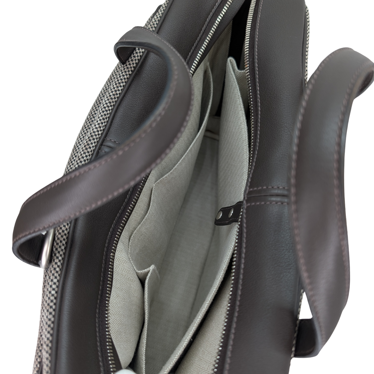 Hermes Caleche-Express Top Handle Bag Grey