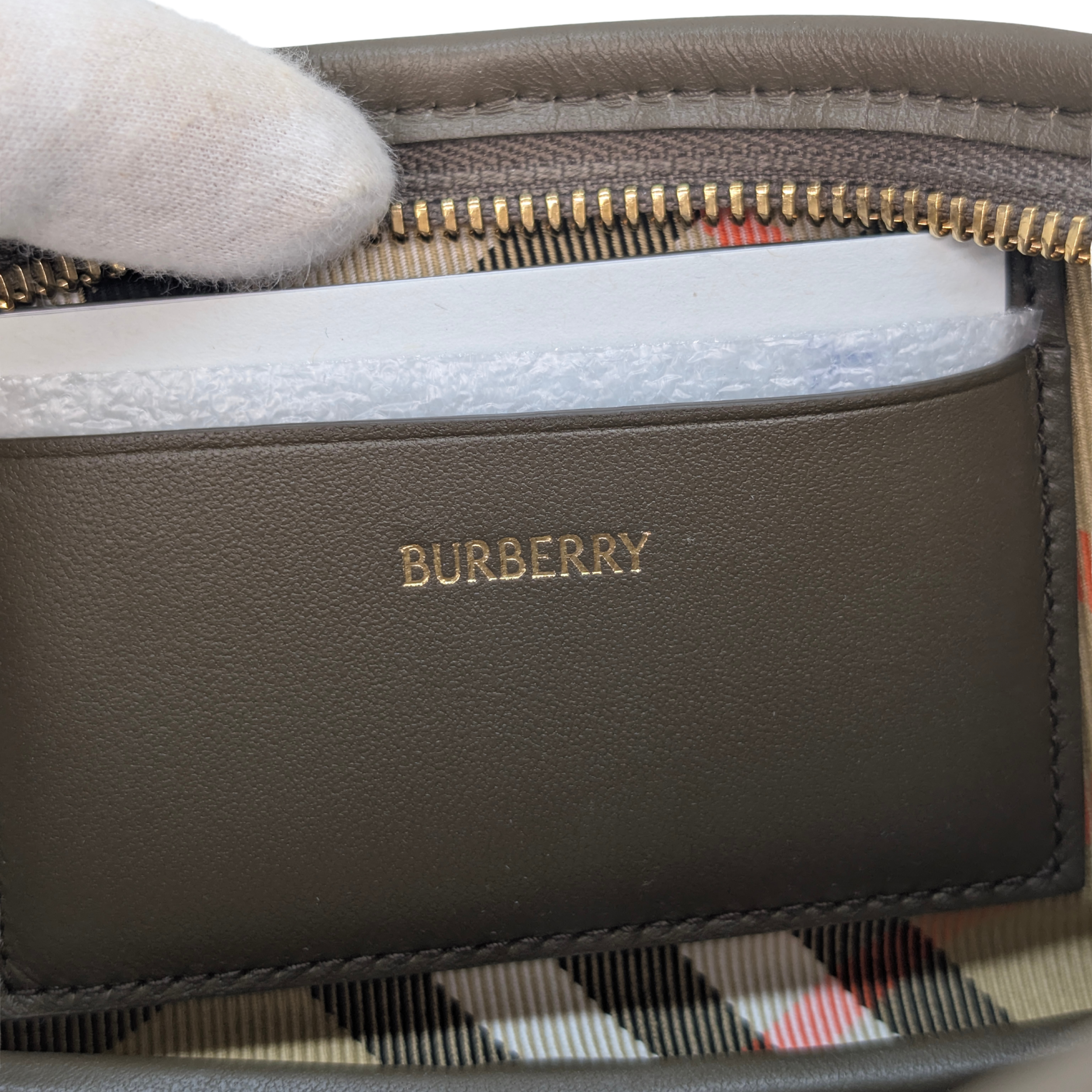 Burberry Super Nova Check Mini Shoulder Bag.
