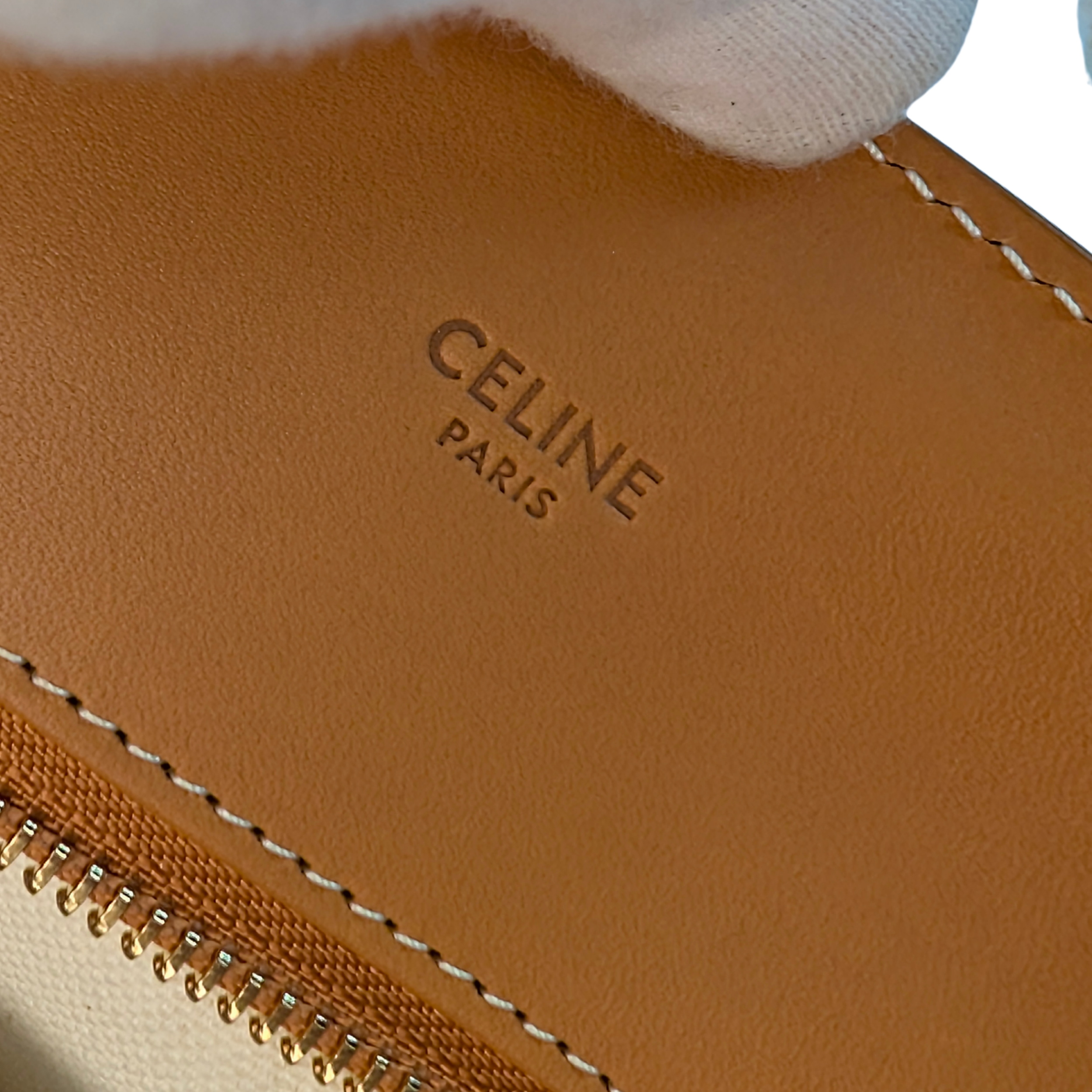 Celine Leather X Canvas Cabas Vertical Tote Bag Large