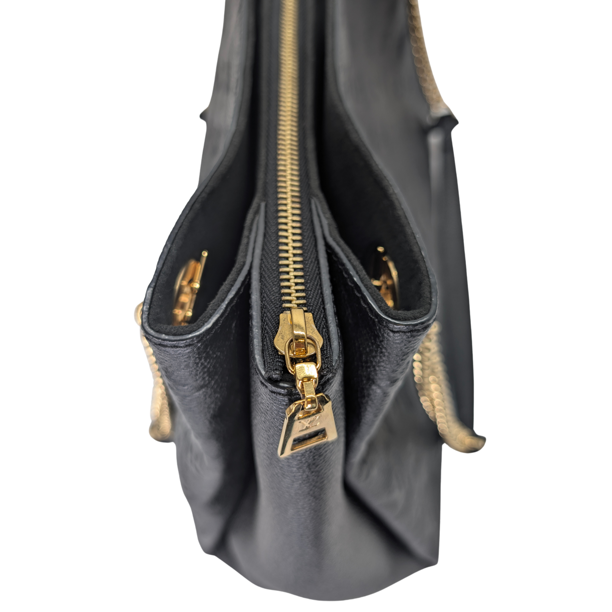 Louis Vuitton Suréne MM Chain Tote Handbag Black