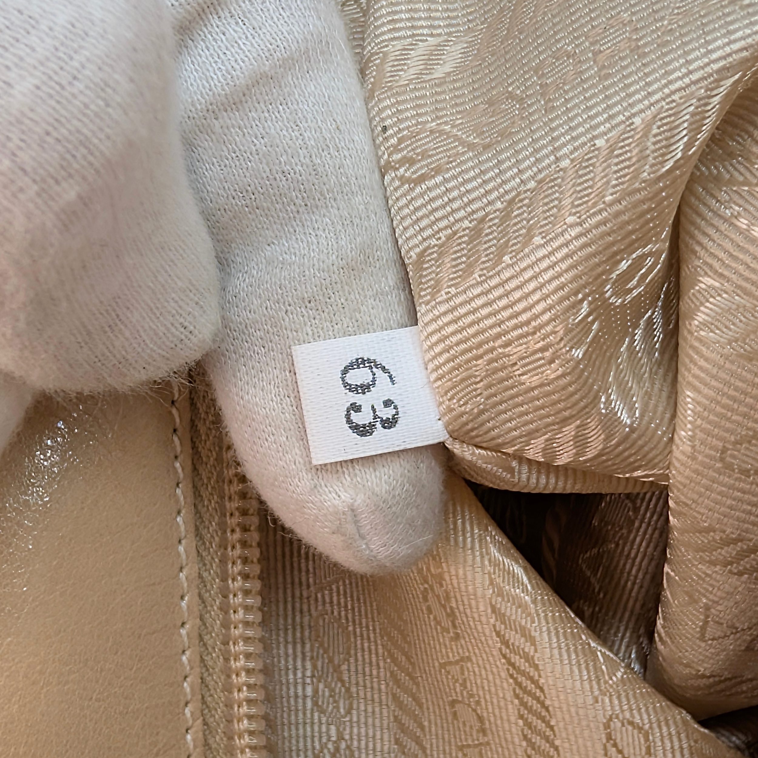 Prada Vintage Calfhair Shoulder Bag White