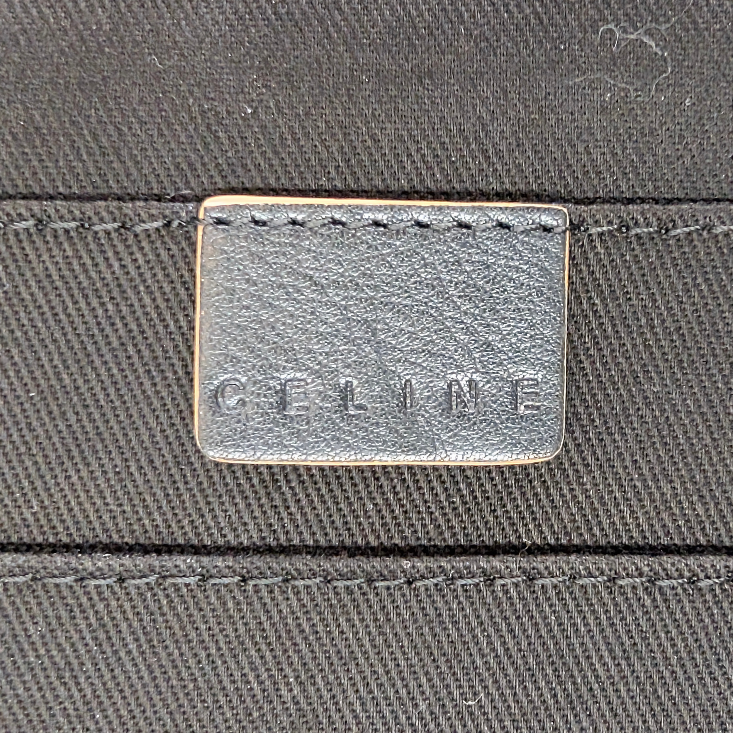 Celine Macadam Canvas & Leather Two-way Briefcase Bag