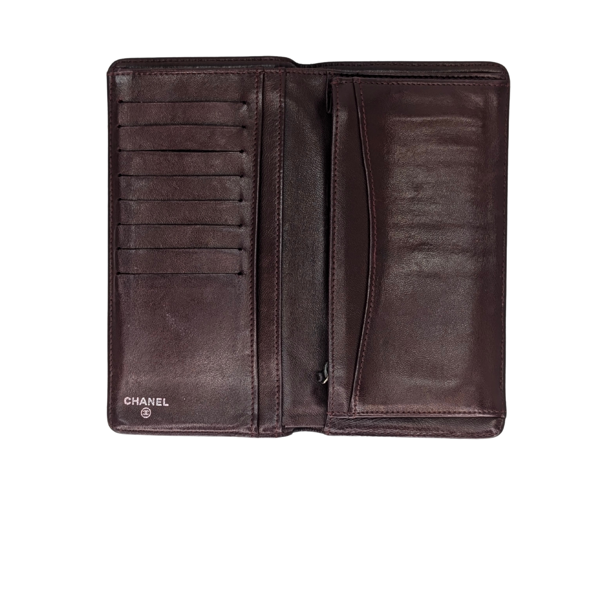 Chanel Lambskin Leather Wallet Black