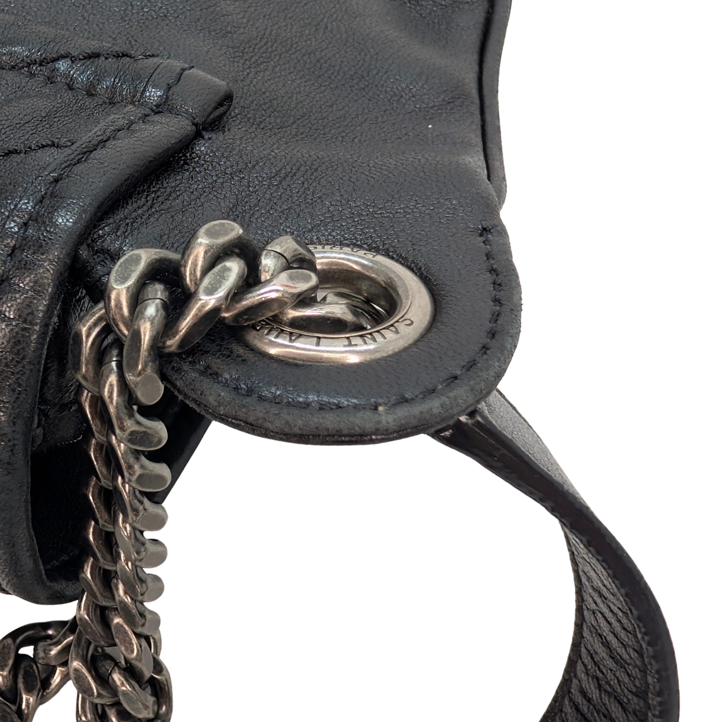 Yves Saint Laurent Niki Stardust studded Bag Black