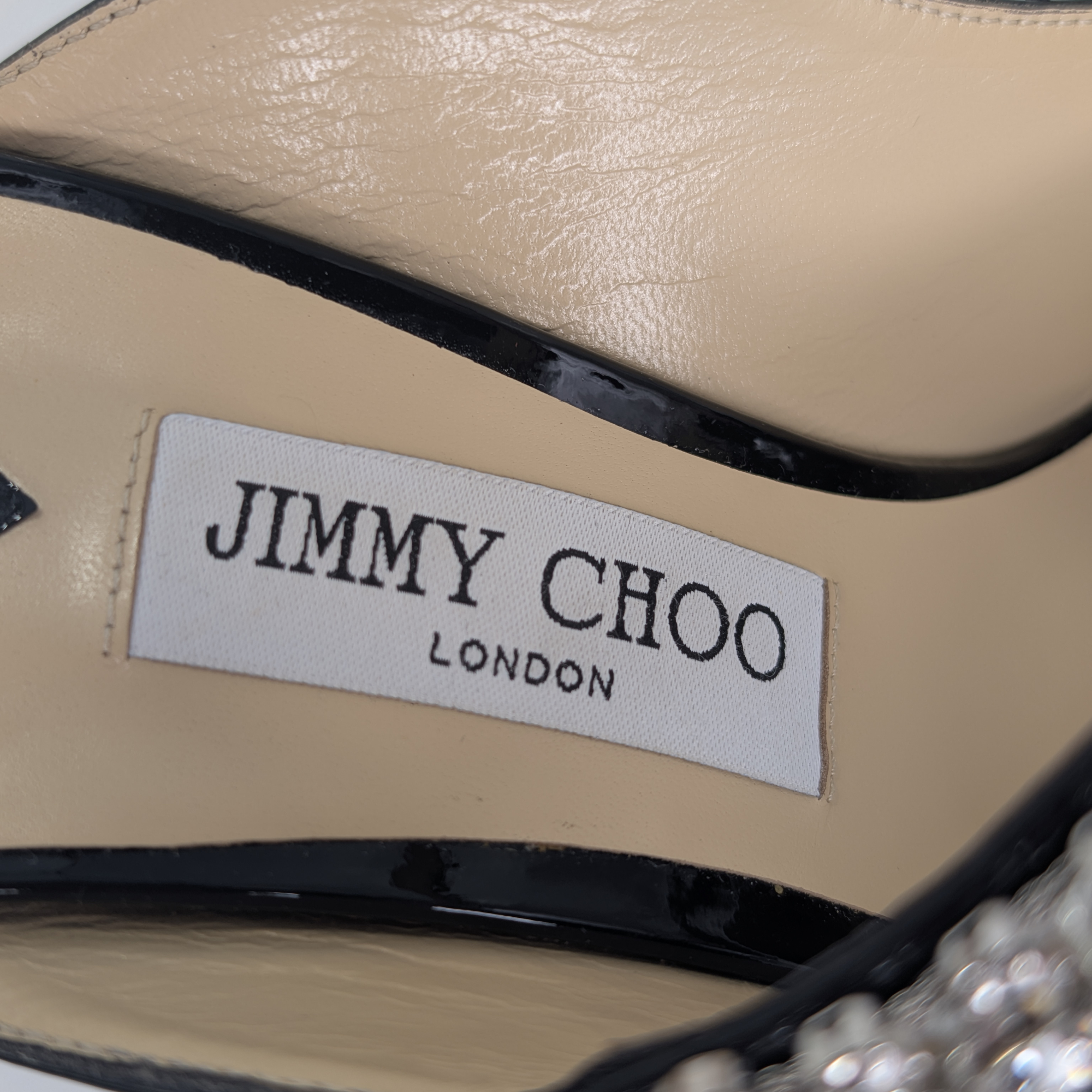 Jimmy Choo Bing 100 Heels Black 40