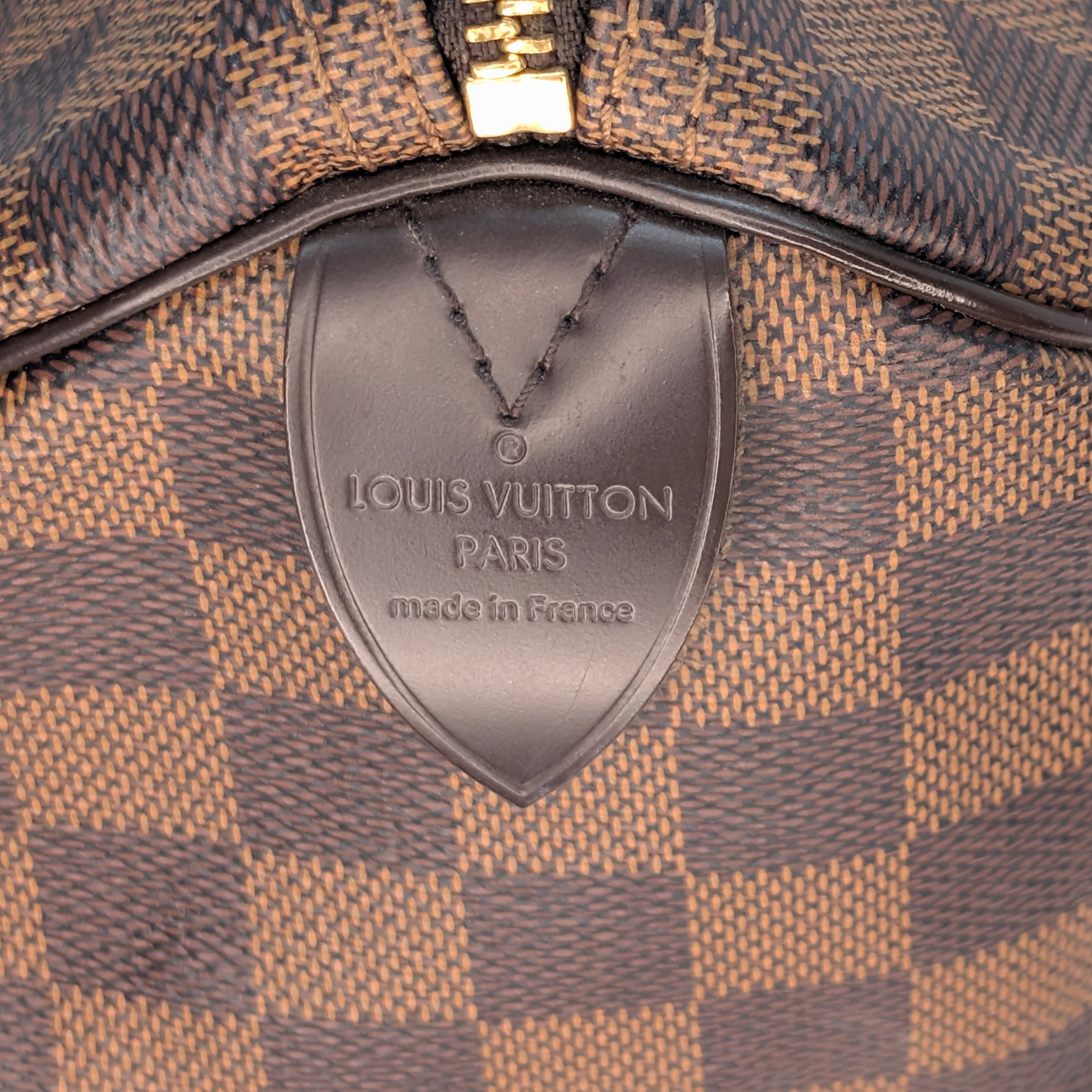 Louis Vuitton Speedy 30 Damier Ebene Bag