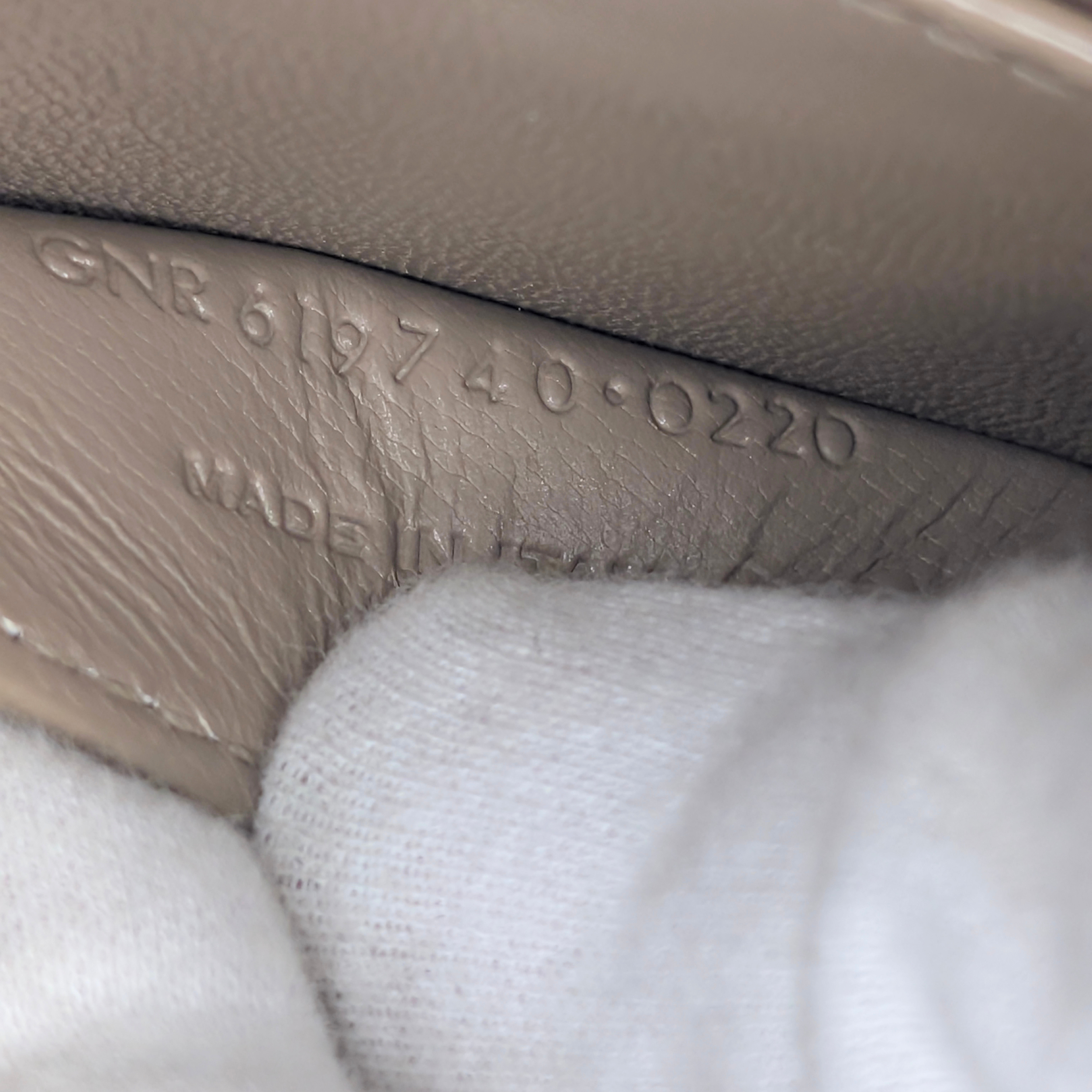 Saint Laurent Kaia Neutral Python Small Bag