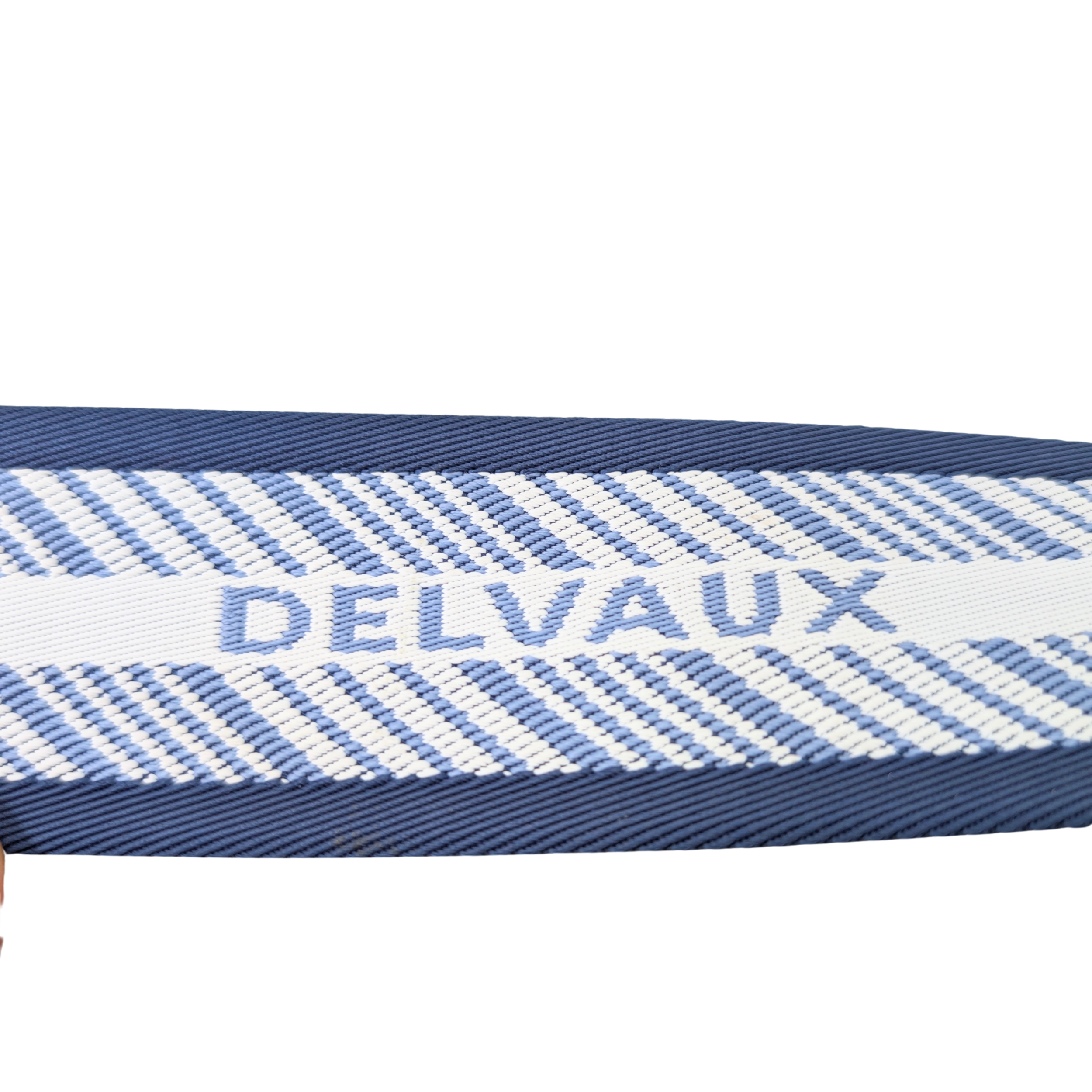 Delvaux Vinyl Gingham The Dreamer MM Brillant Satchel Bag Navy