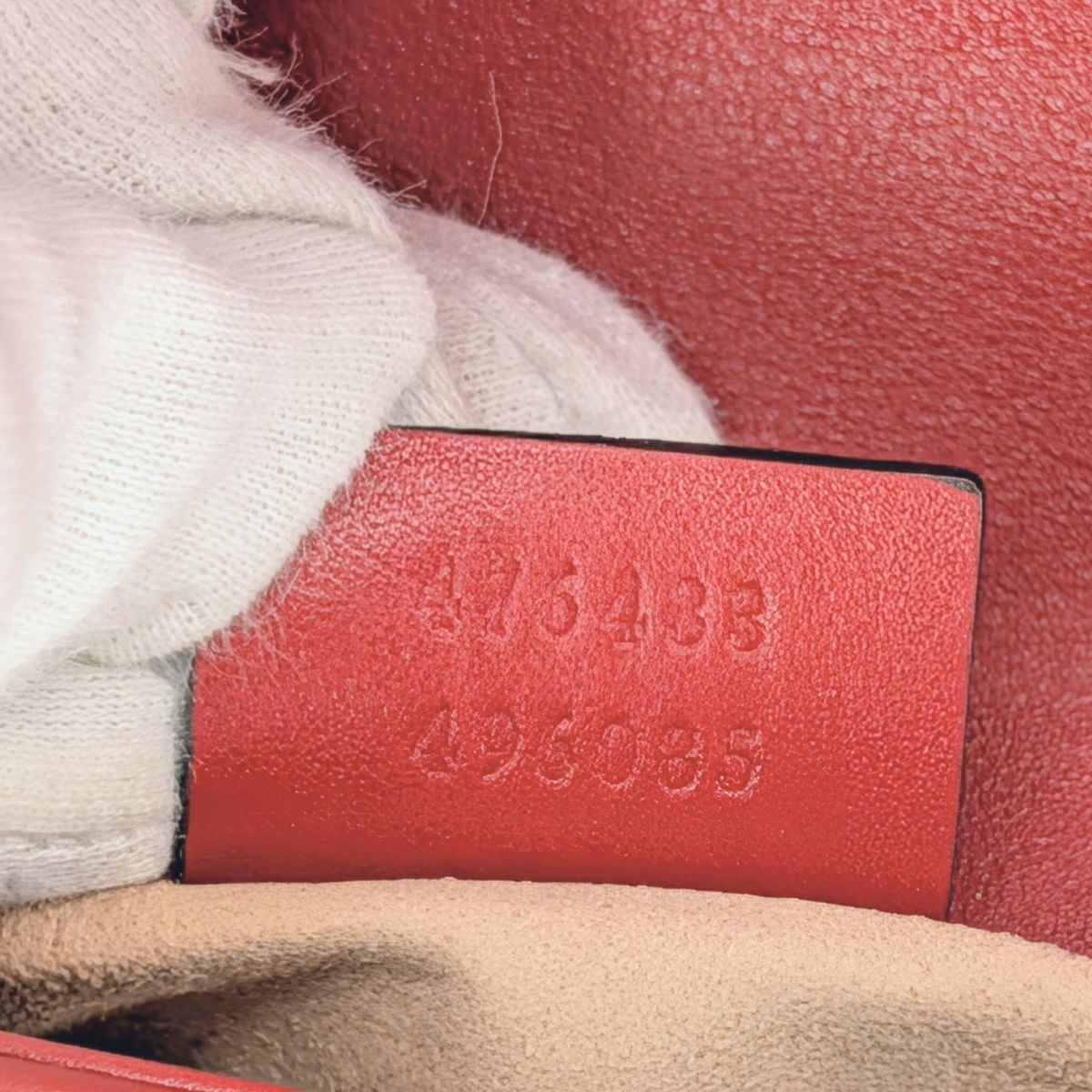 Gucci GG Marmont Mini Shoulder Bag Red
