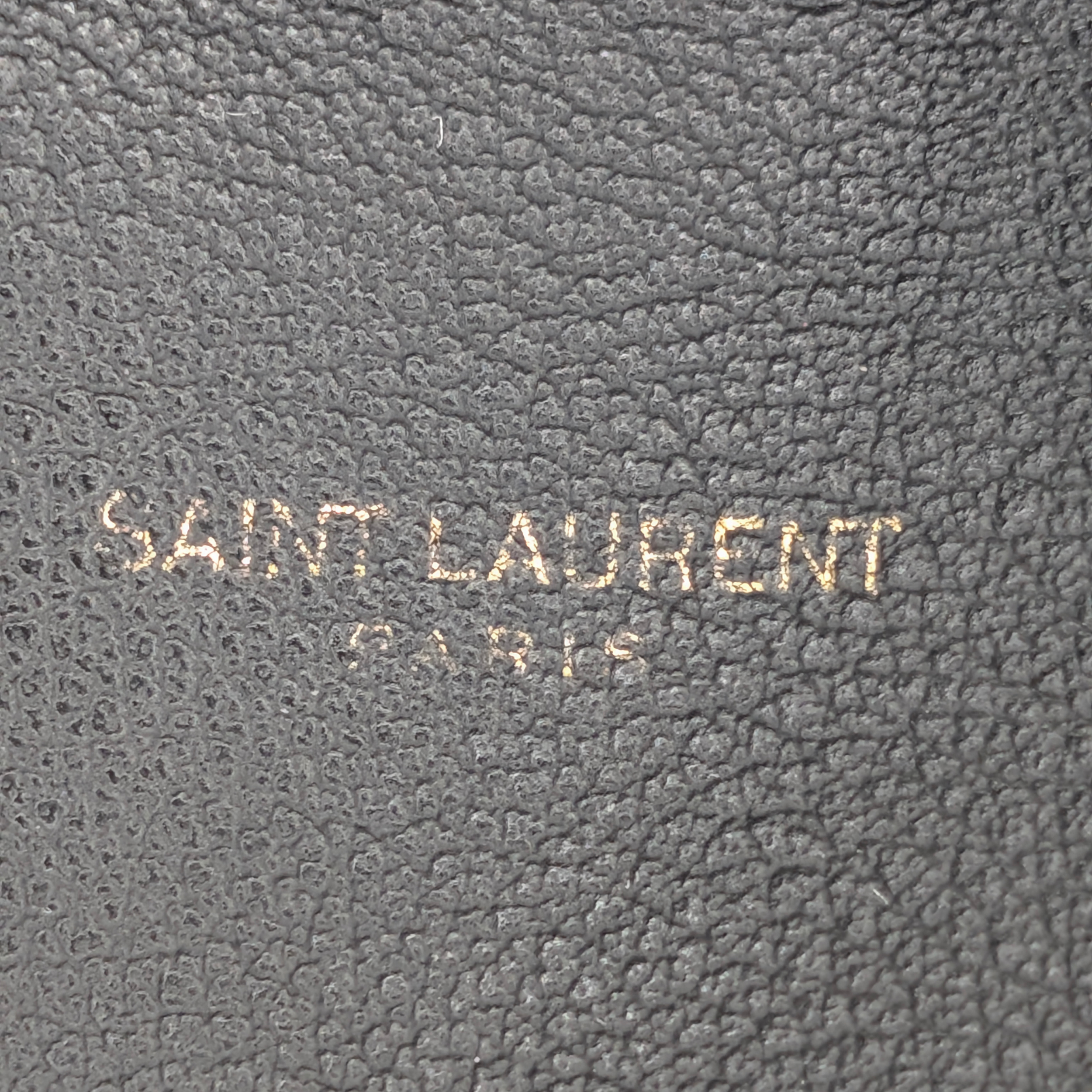 Saint Laurent Shopping Tote Leather Black