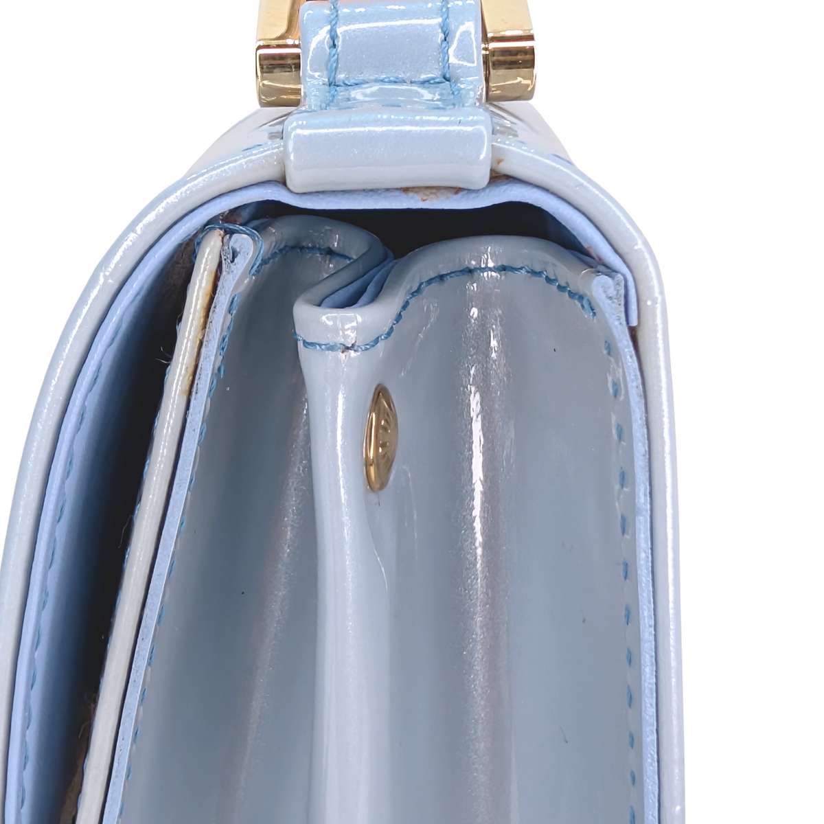 Louis Vuitton Vernis Spring Street Bag Blue