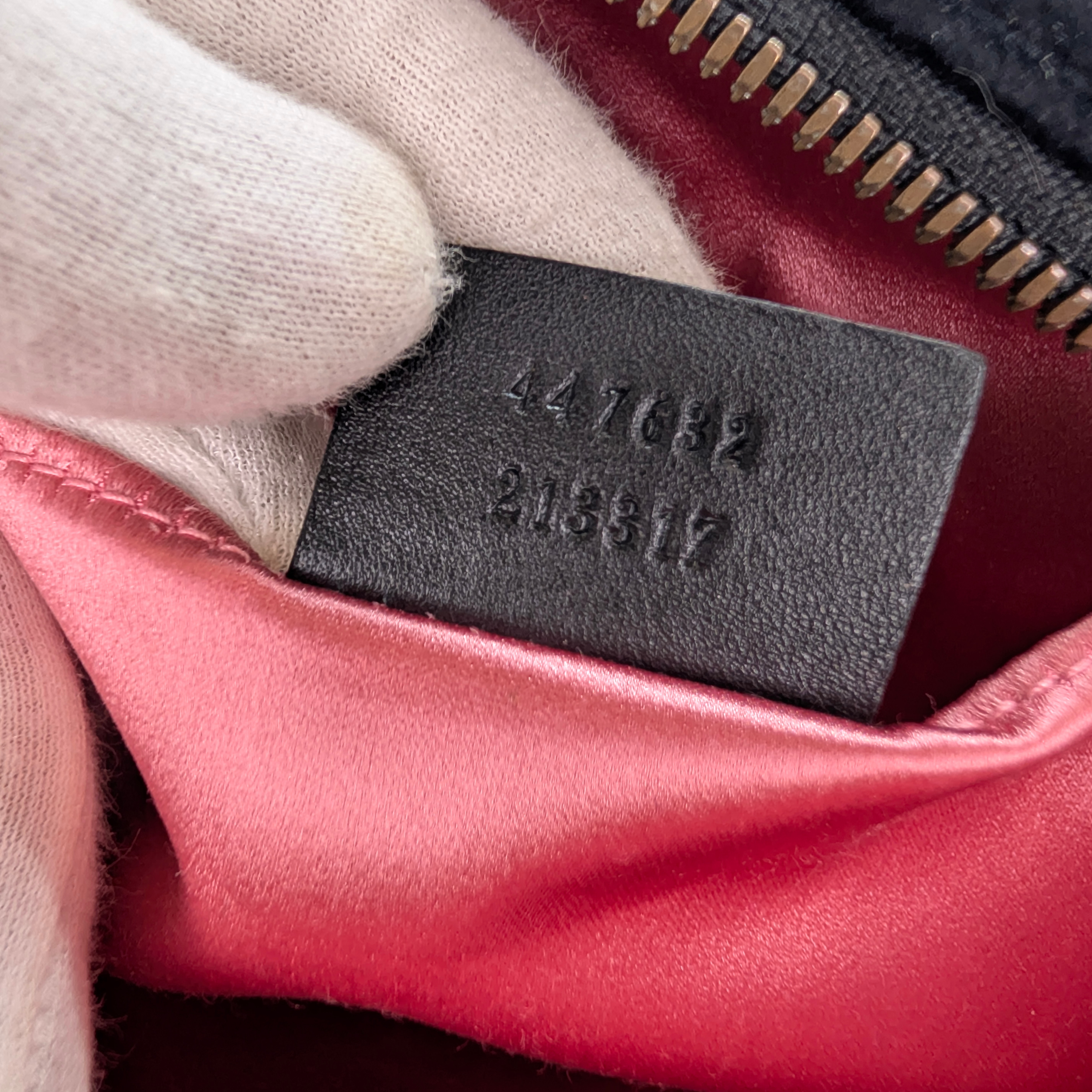 Gucci Marmont Velvet Small Camera Bag Black