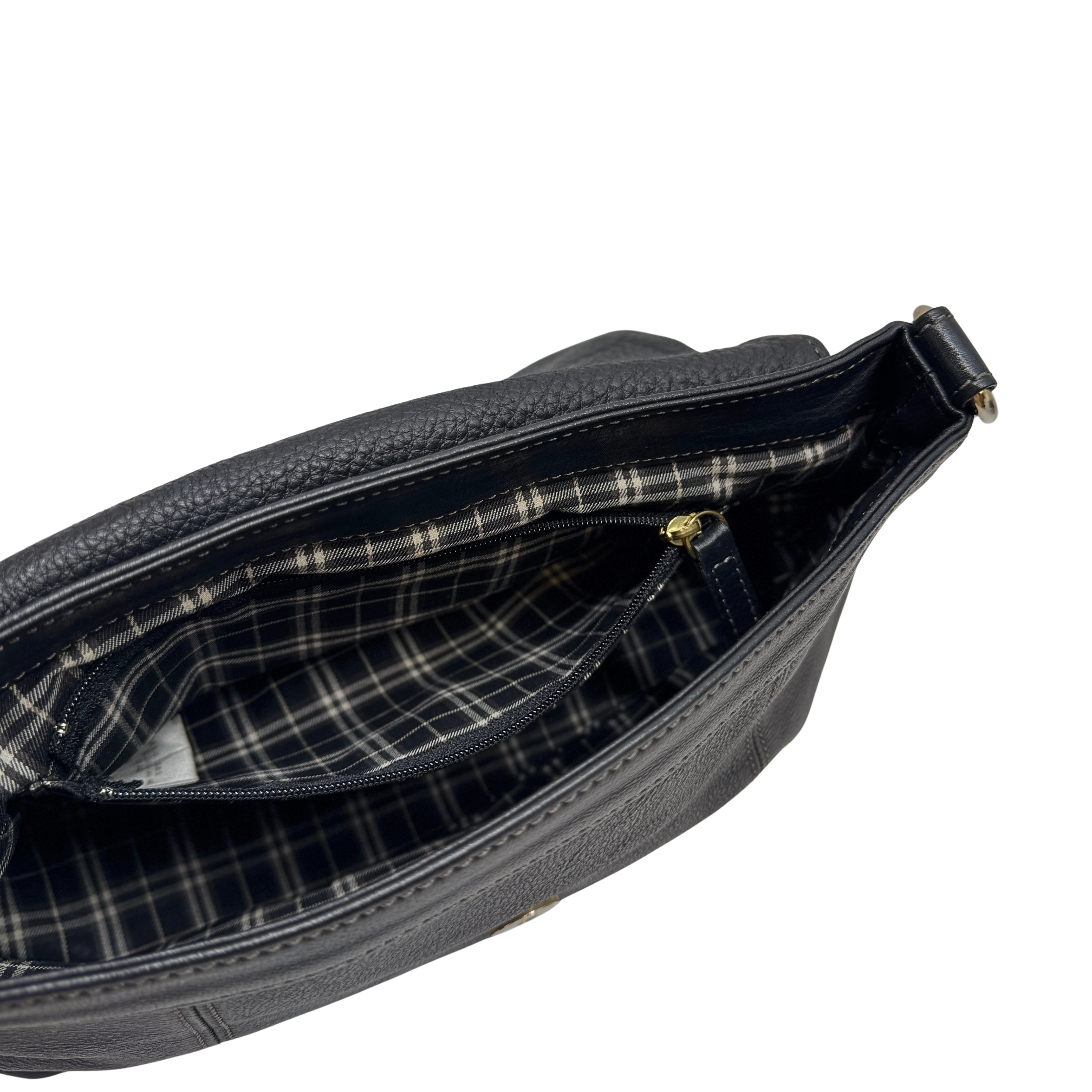 Burberry Blue Label Crossbody Bag Leather Black