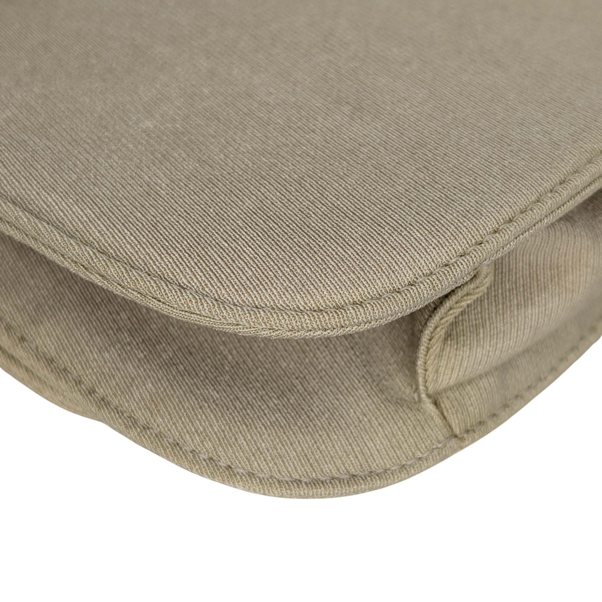 Prada Canvas & Tortoise Shell Shoulder Bag Beige