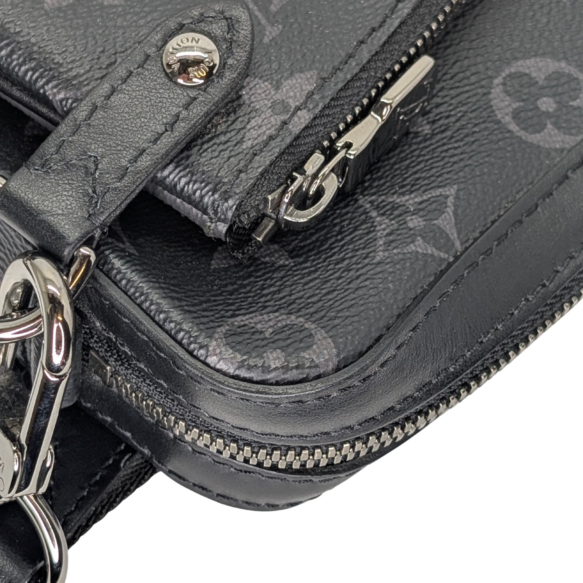 Louis Vuitton Trio Messenger Monogram Bag Black