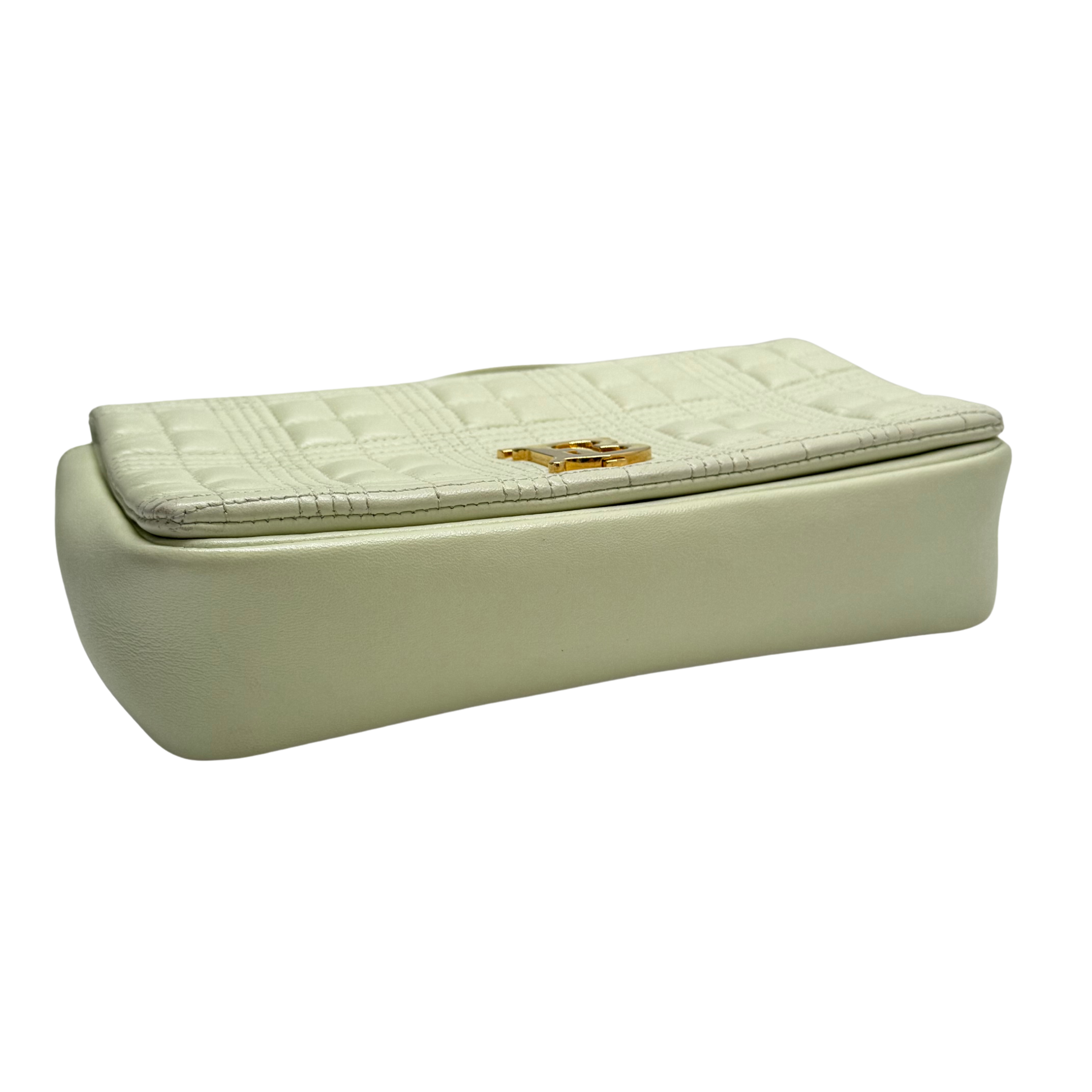 Burberry Lola Crossbody Bag Leather Green
