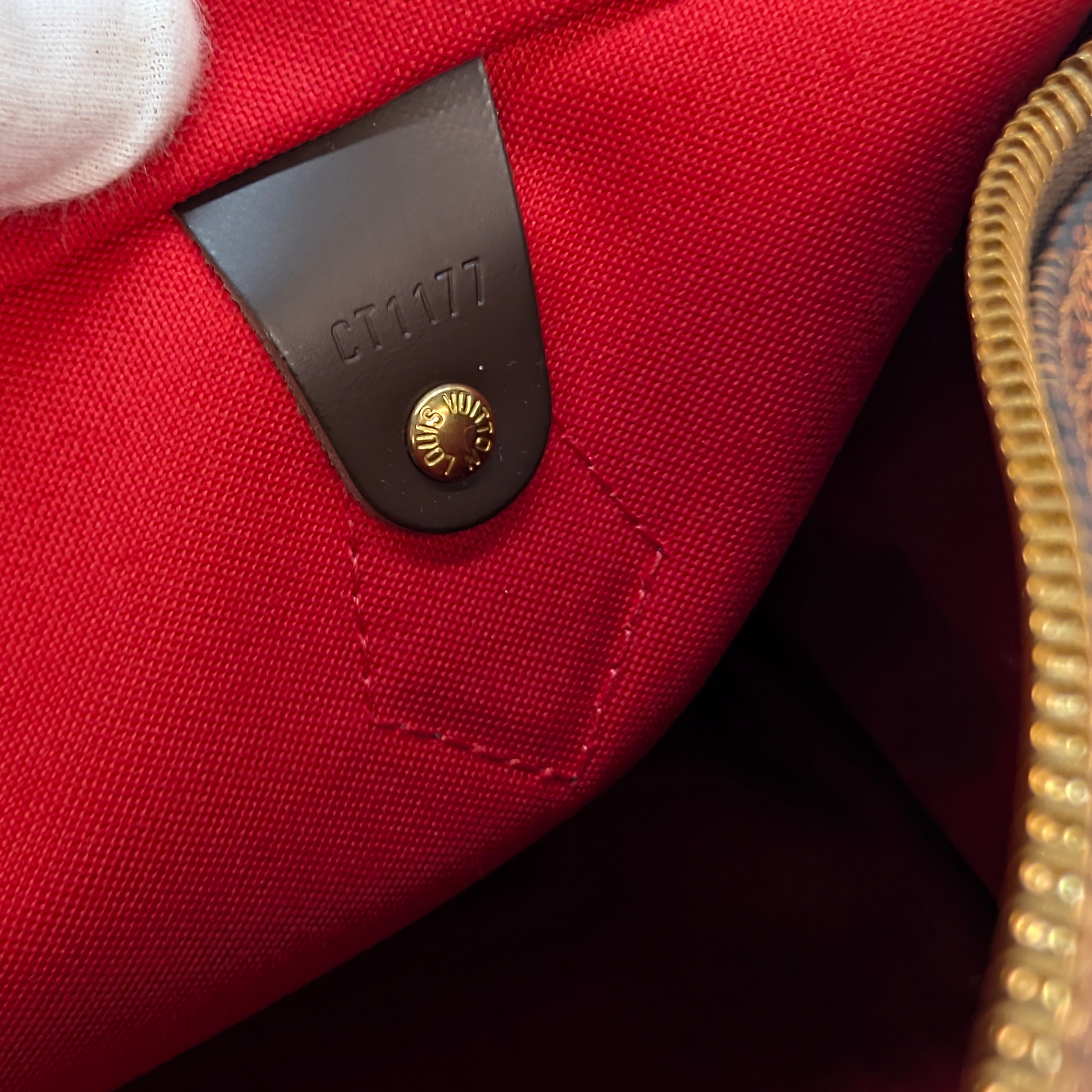 Louis Vuitton Speedy 30 Damier Ebene Bag