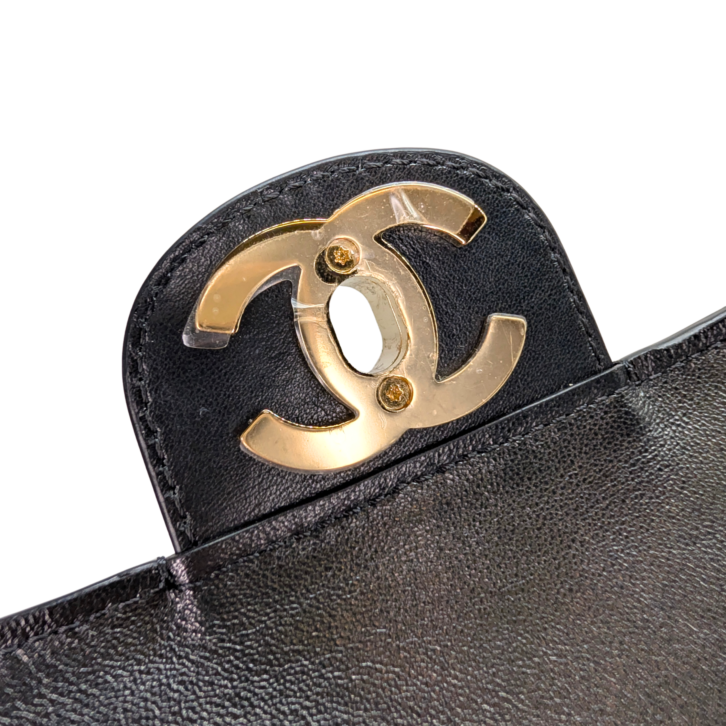Chanel Suede Calfskin Souplissimo Maxi Flap Bag Black