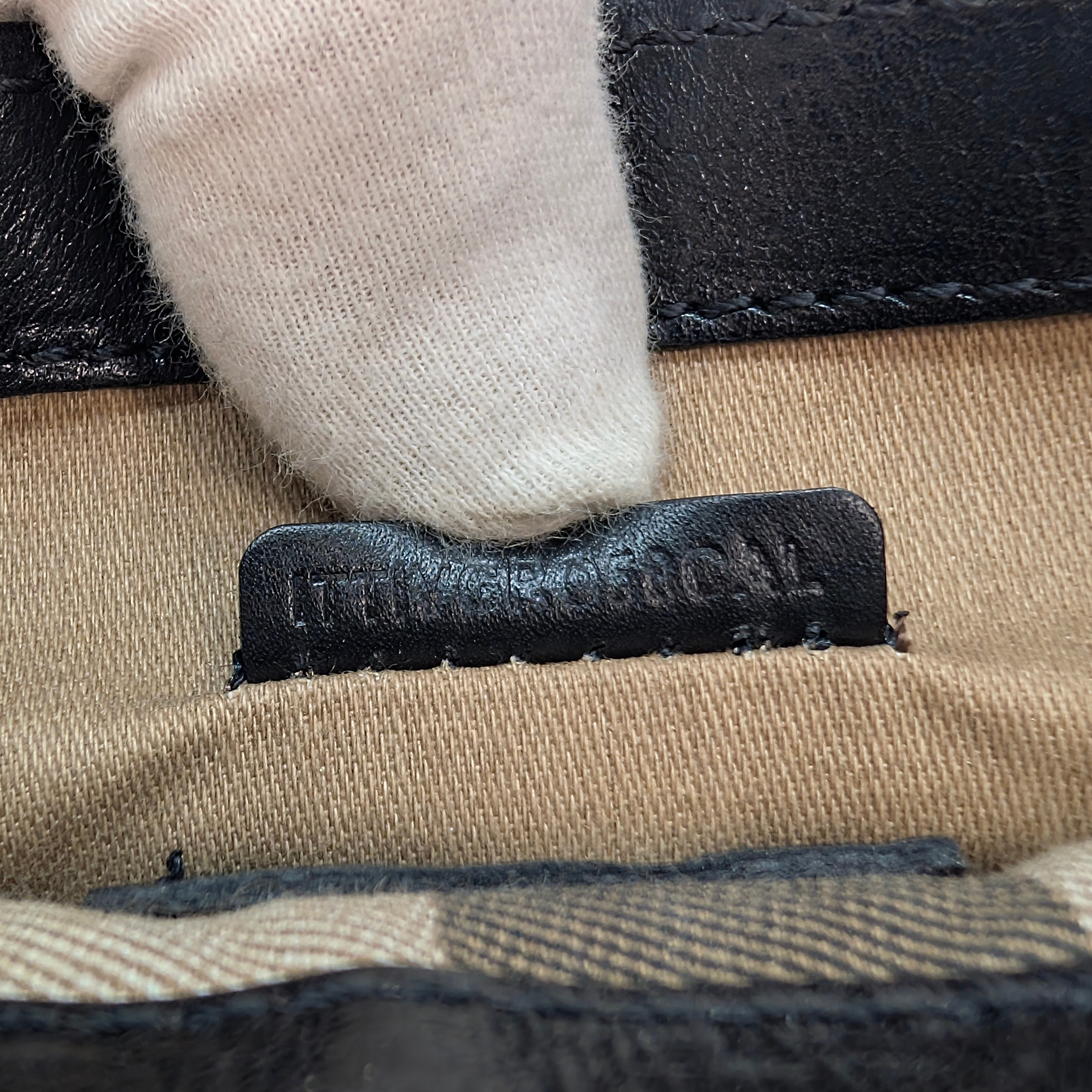 Burberry Mini Leather Crossbody Bag Black