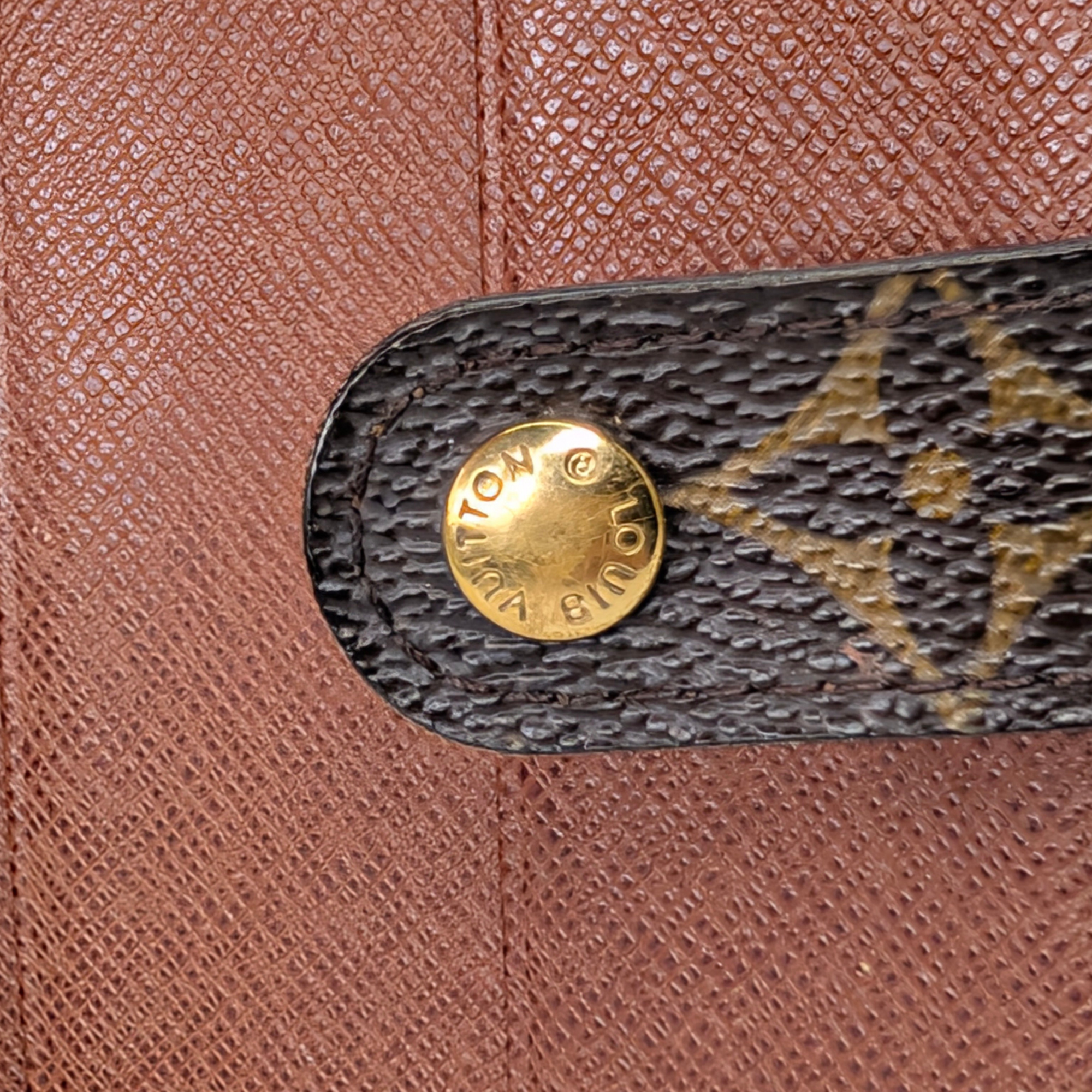 Louis Vuitton Compact Zip Bi-Fold Wallet Brown