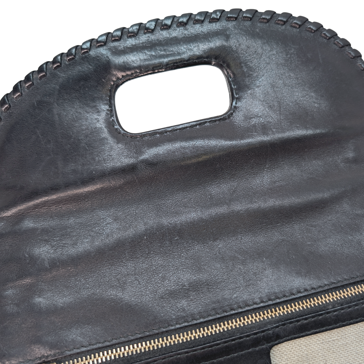 Gucci New Bamboo Top Handle Bag Black