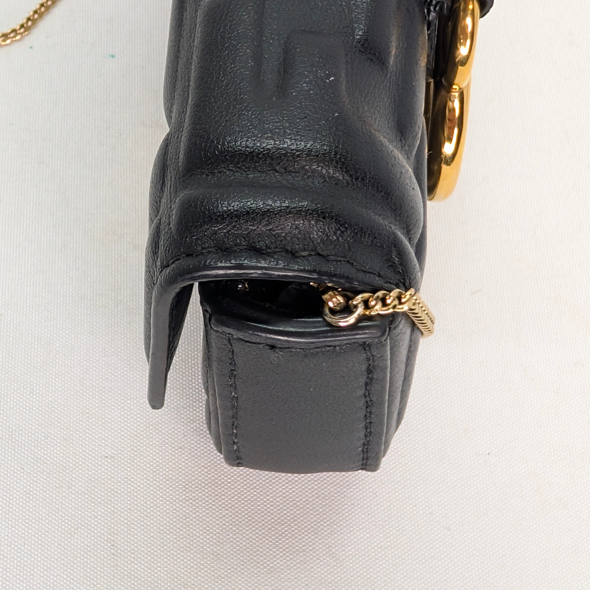 Fendi Nano Baguette Charm Bag Black