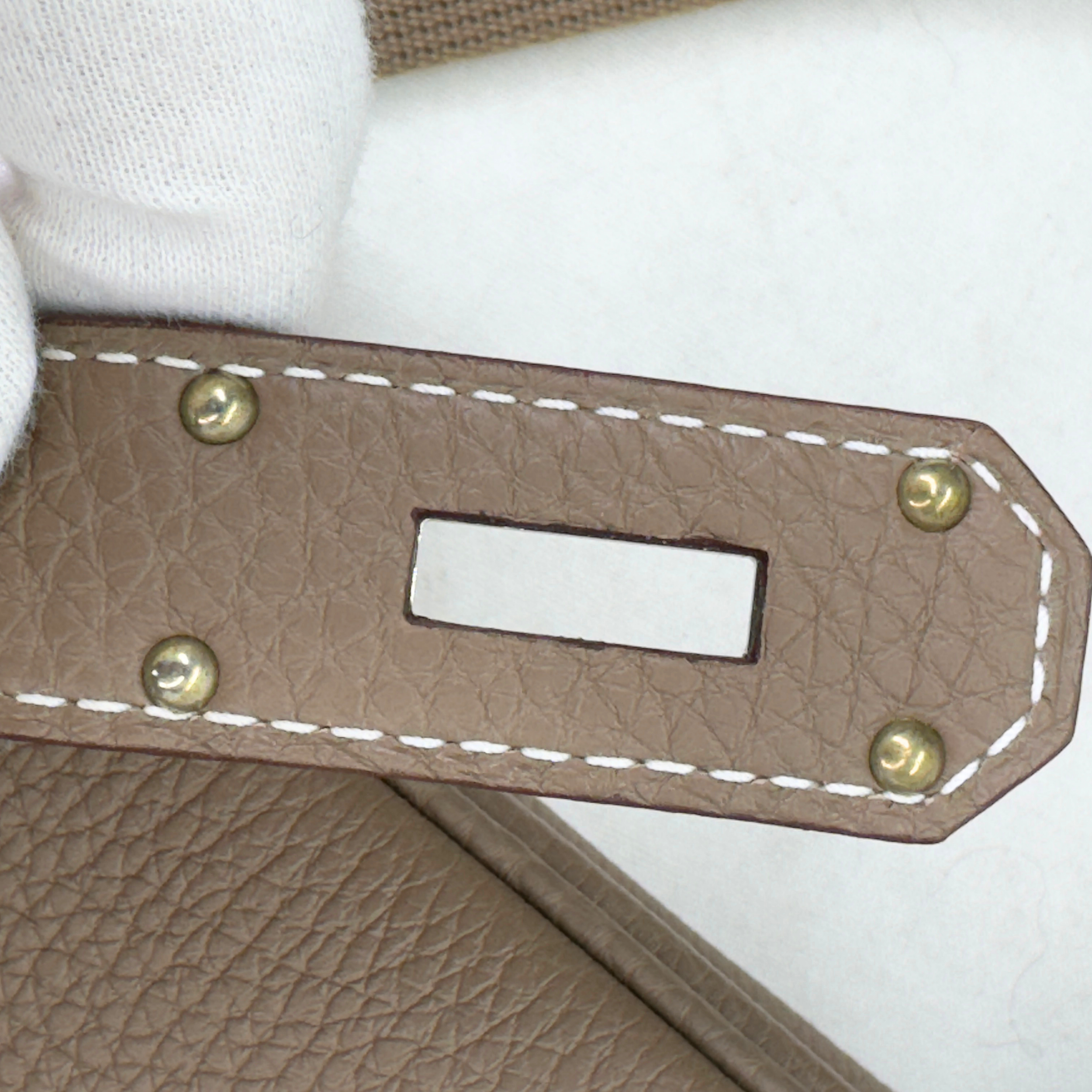 Hermes Hac a Dos PM Backpack Togo Etoupe SHW Stamp K