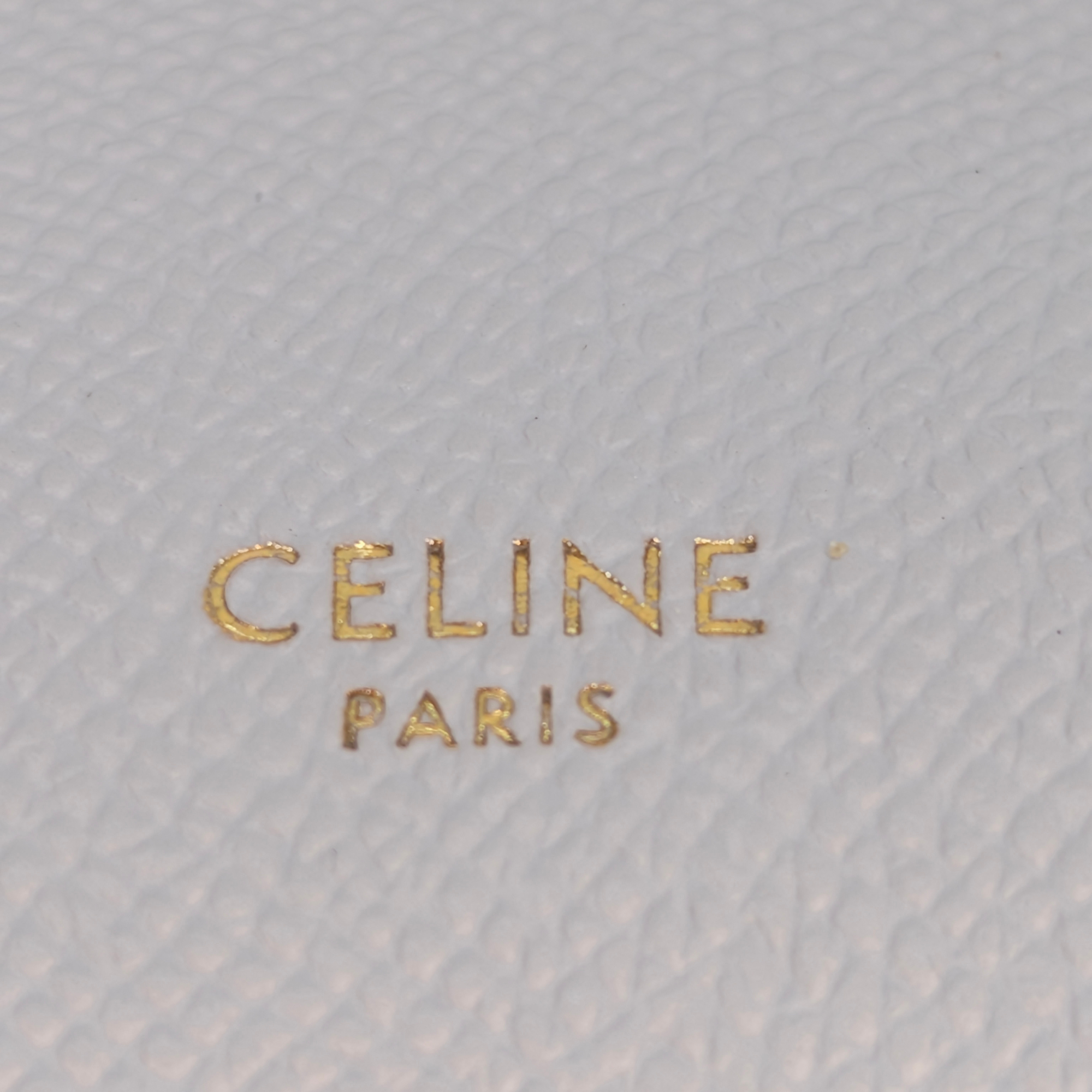 Celine Nano Grained Calfskin Belt Bag Pearl Blue